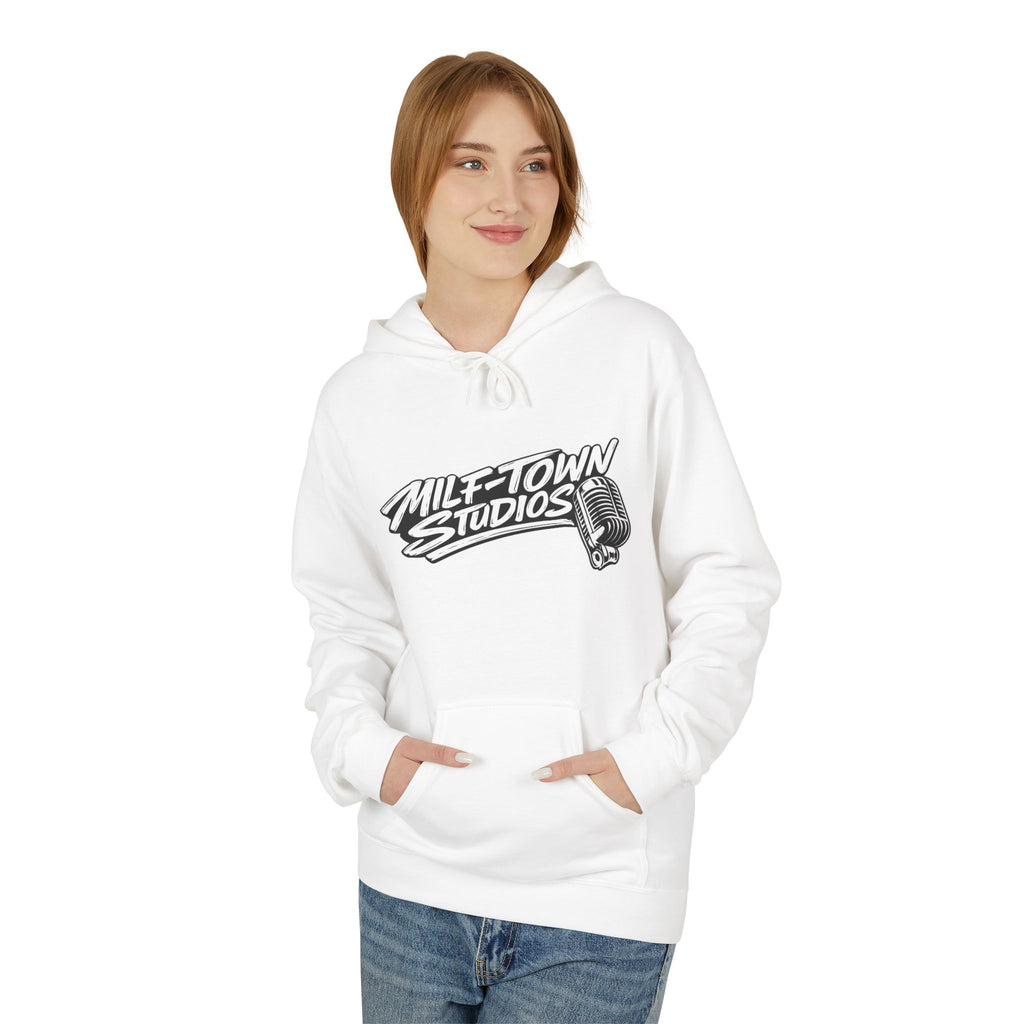 MILF-TOWN STUDIOS Vintage Mic Hoodie – Creator Streetwear Pullover