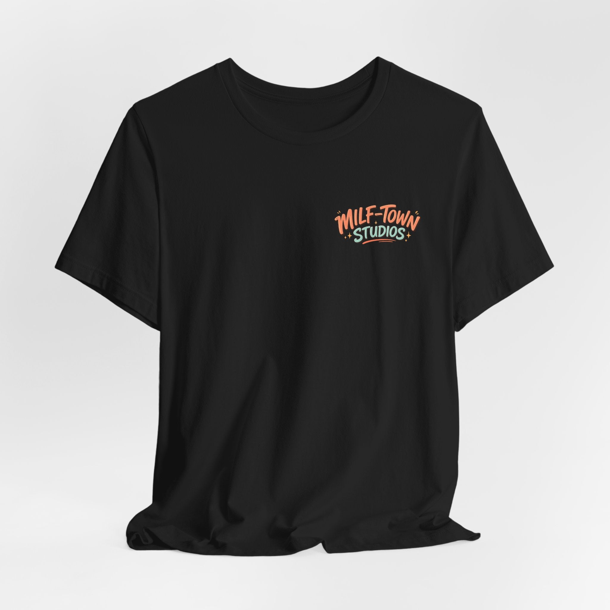 MILF-TOWN STUDIOS Retro Creator Tee – Podcast, Music & Content Creator Graphic Shirt