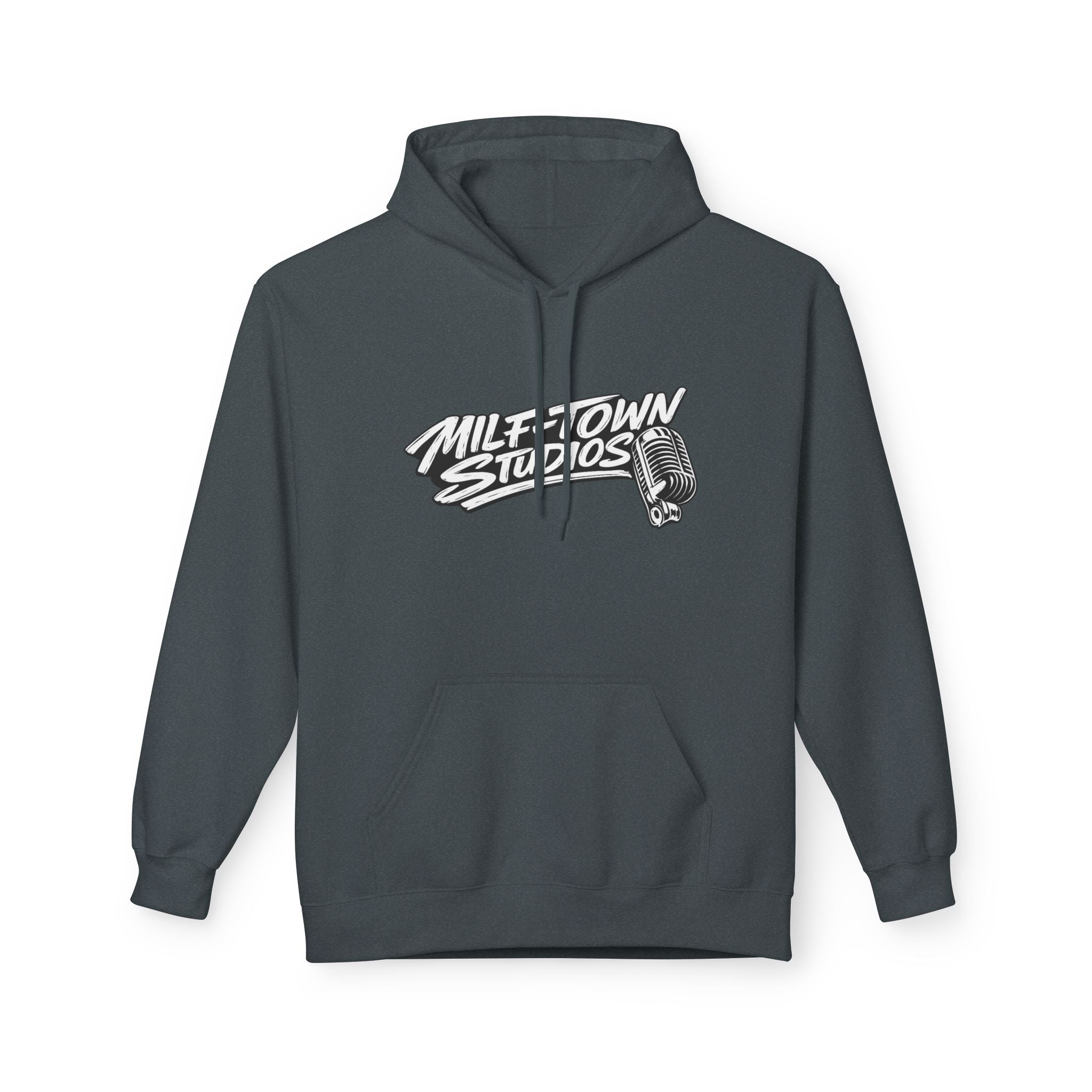 MILF-TOWN STUDIOS Vintage Mic Hoodie – Creator Streetwear Pullover