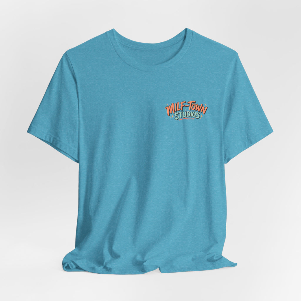 MILF-TOWN STUDIOS Retro Creator Tee – Podcast, Music & Content Creator Graphic Shirt