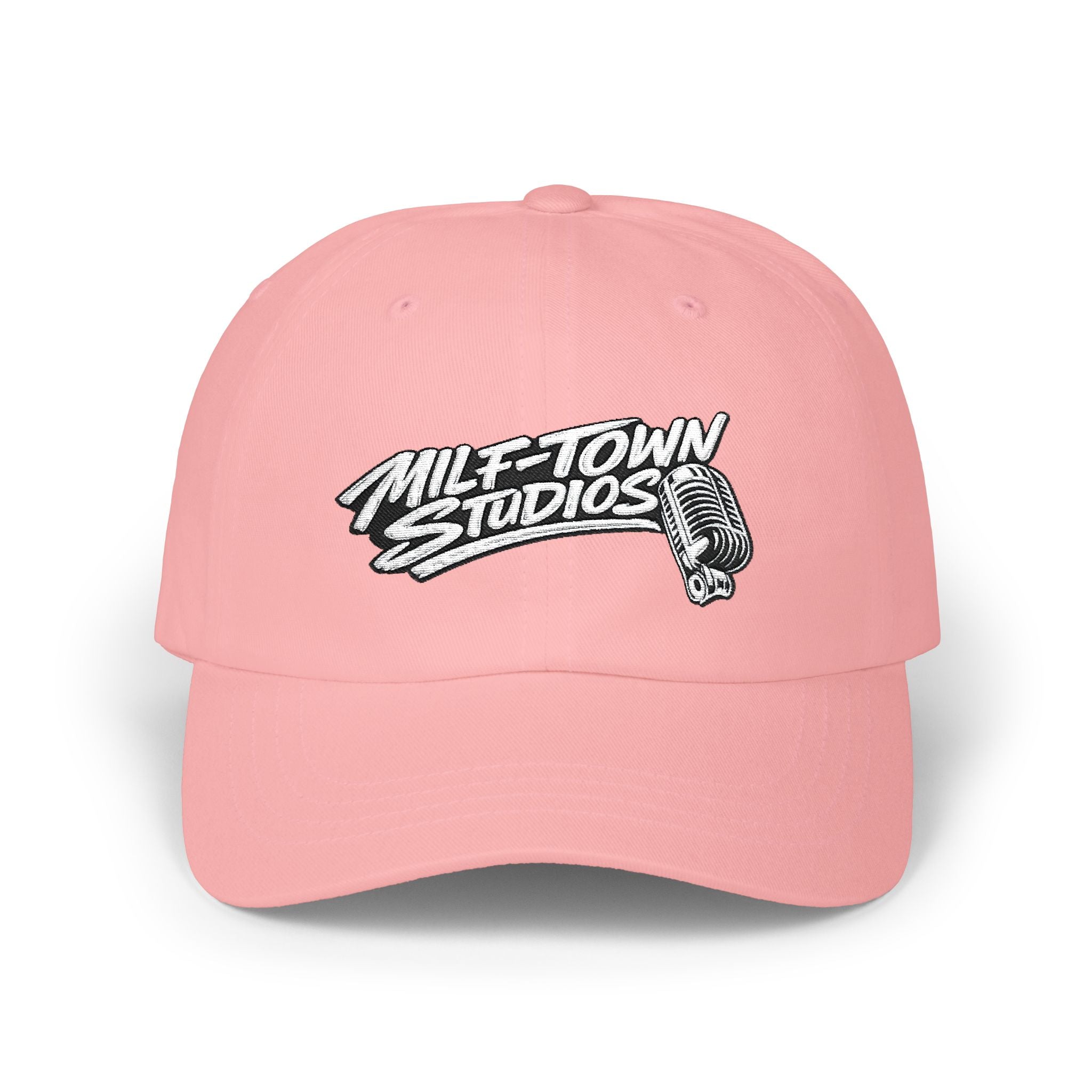 MILF-TOWN STUDIOS Vintage Mic Hat – Creator Podcast Streetwear Cap