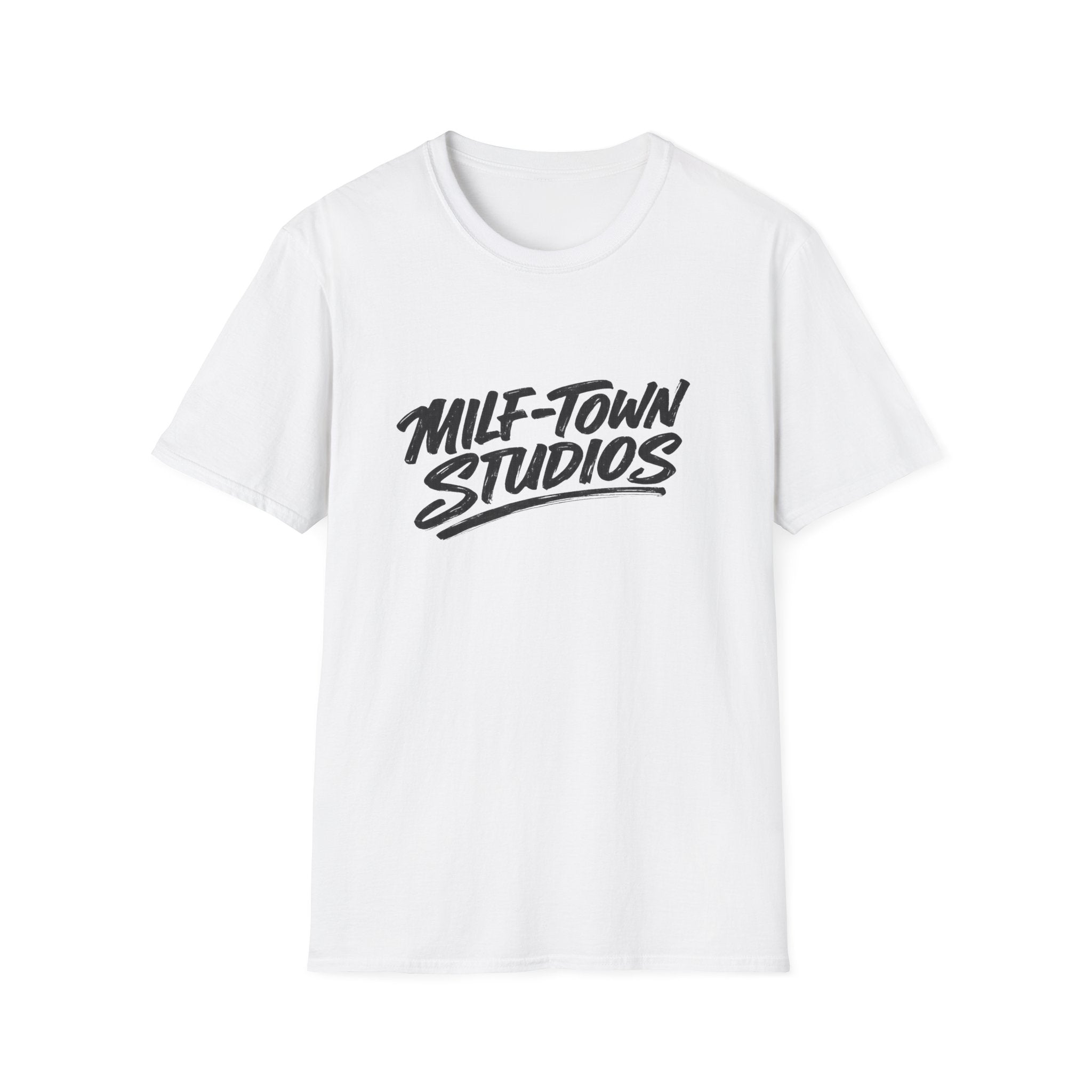 MILF-TOWN STUDIOS Minimalist Logo Tee – Creator Streetwear Graphic Shirt