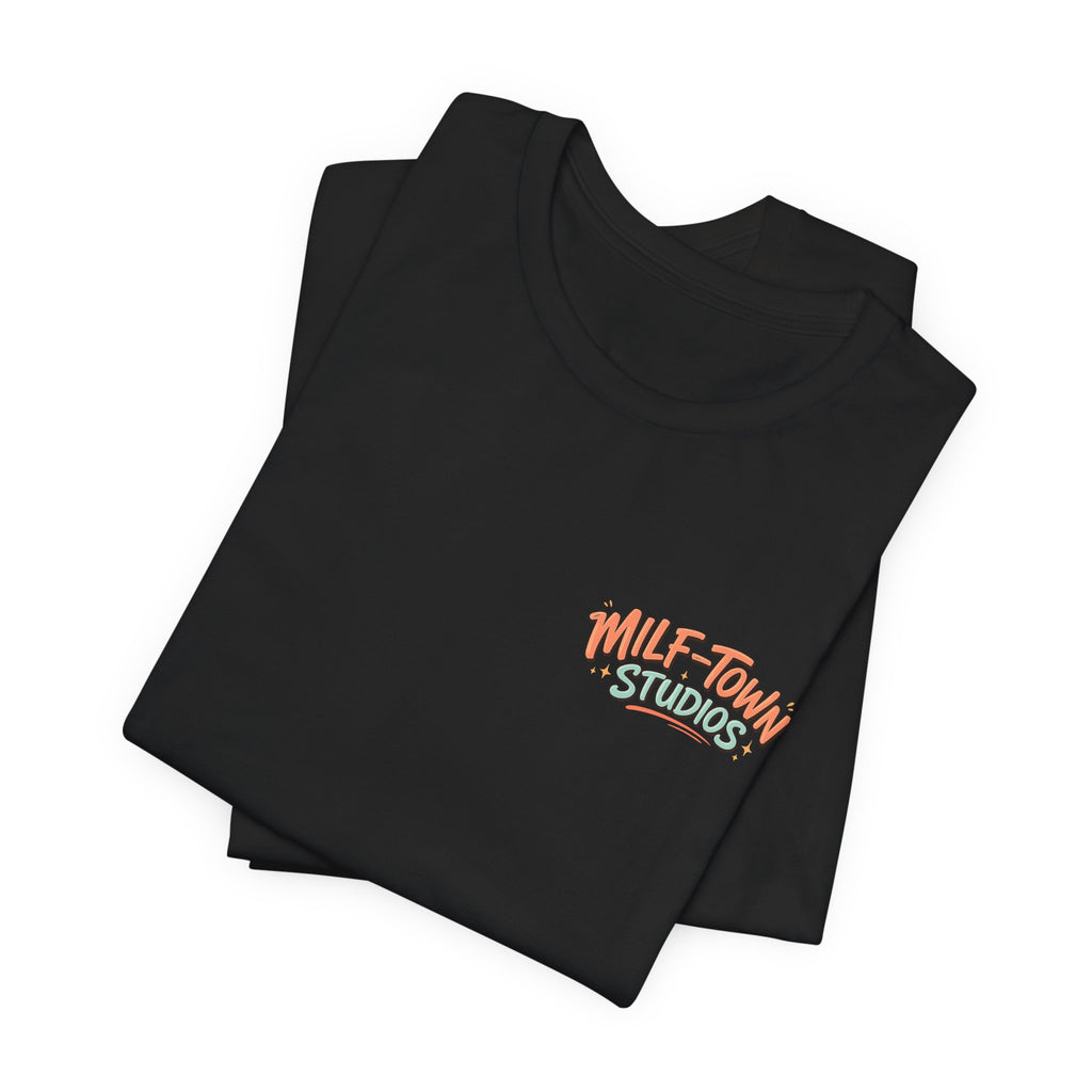 MILF-TOWN STUDIOS Retro Creator Tee – Podcast, Music & Content Creator Graphic Shirt