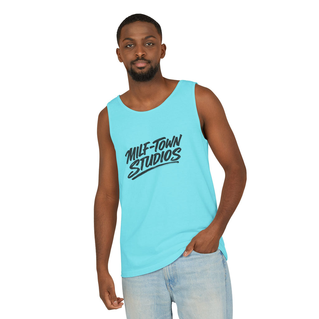 MILF-TOWN STUDIOS Creator Tank Top – Audio Podcast Creative Content Apparel