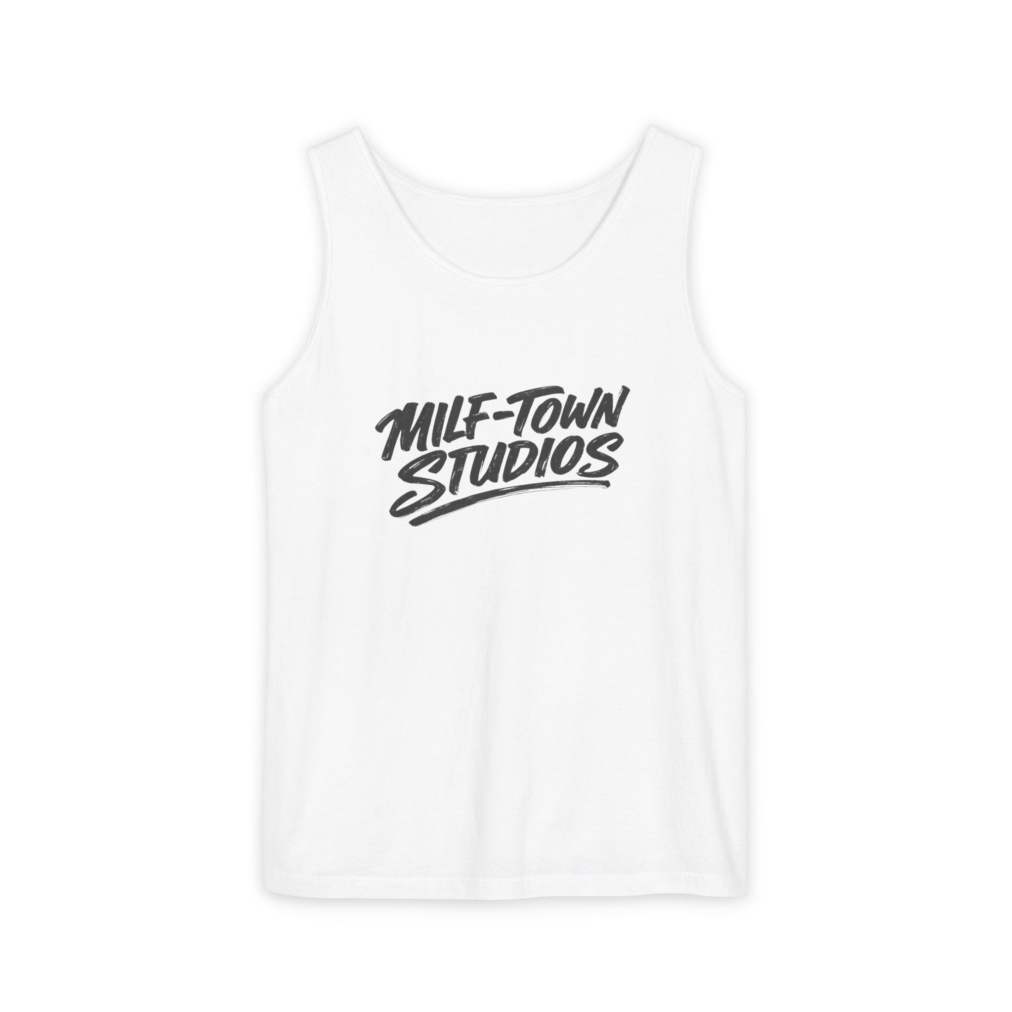 MILF-TOWN STUDIOS Creator Tank Top – Audio Podcast Creative Content Apparel