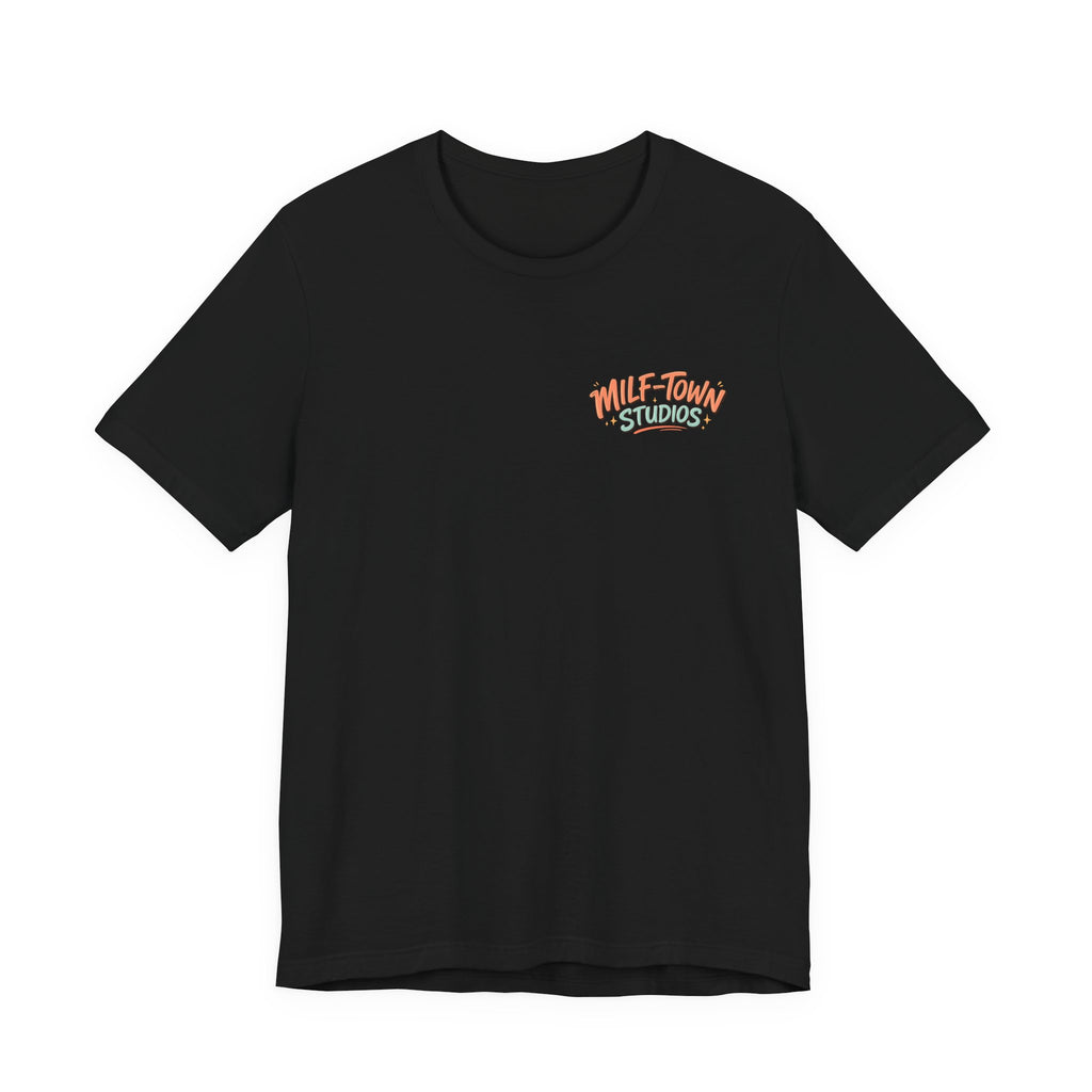 MILF-TOWN STUDIOS Retro Creator Tee – Podcast, Music & Content Creator Graphic Shirt