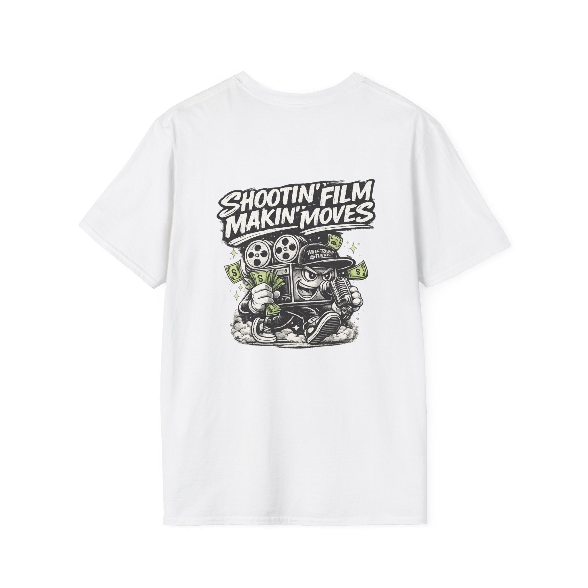 MILF-TOWN STUDIOS Creator Streetwear Shirt – Shootin’ Film Makin’ Moves” Graphic Tee