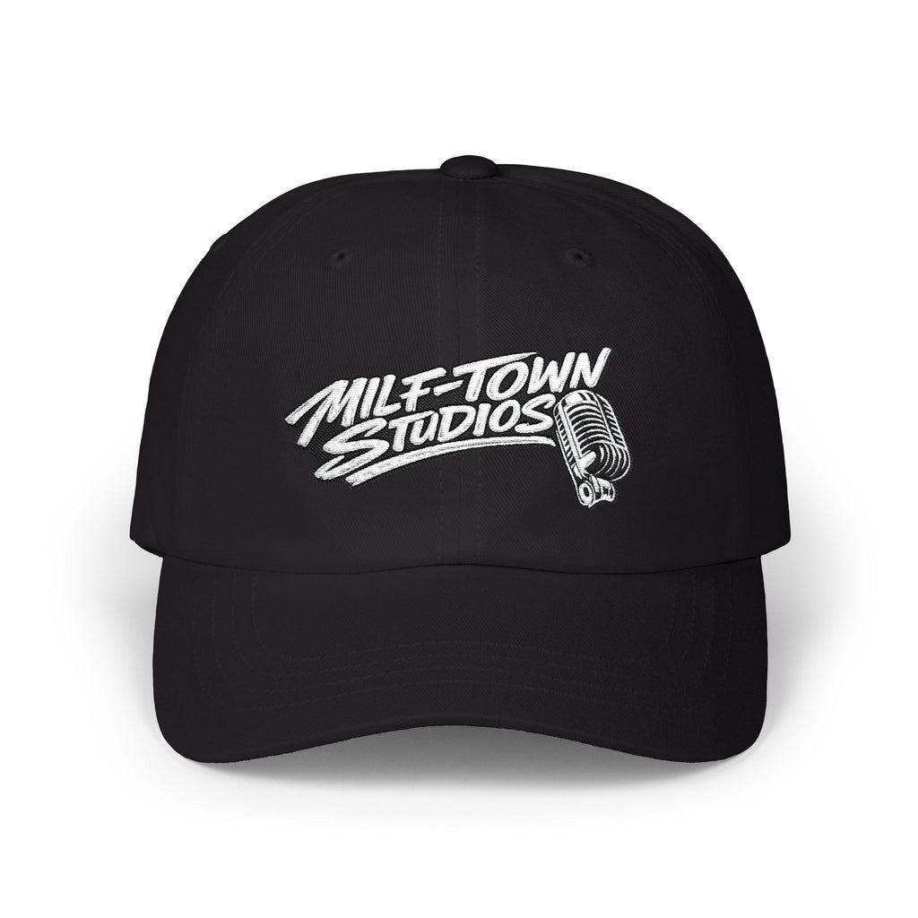 MILF-TOWN STUDIOS Vintage Mic Hat – Creator Podcast Streetwear Cap