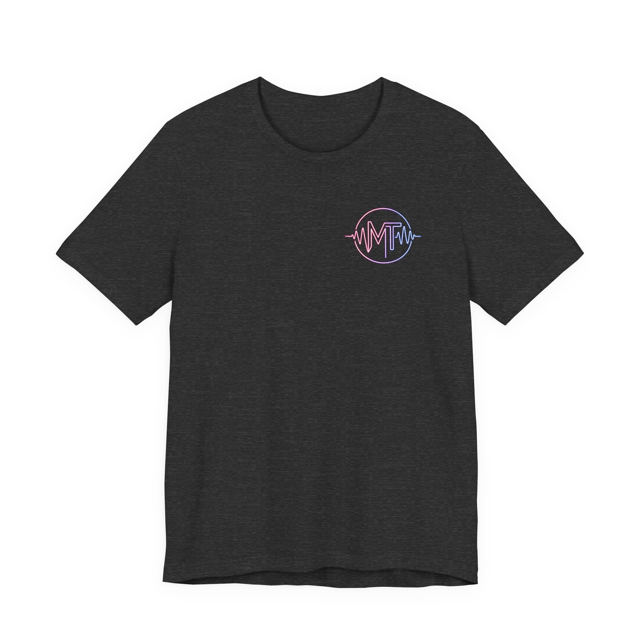 MILF-TOWN STUDIOS Neon Audio Wave Tee – Podcast & Creative Content Streetwear Shirt