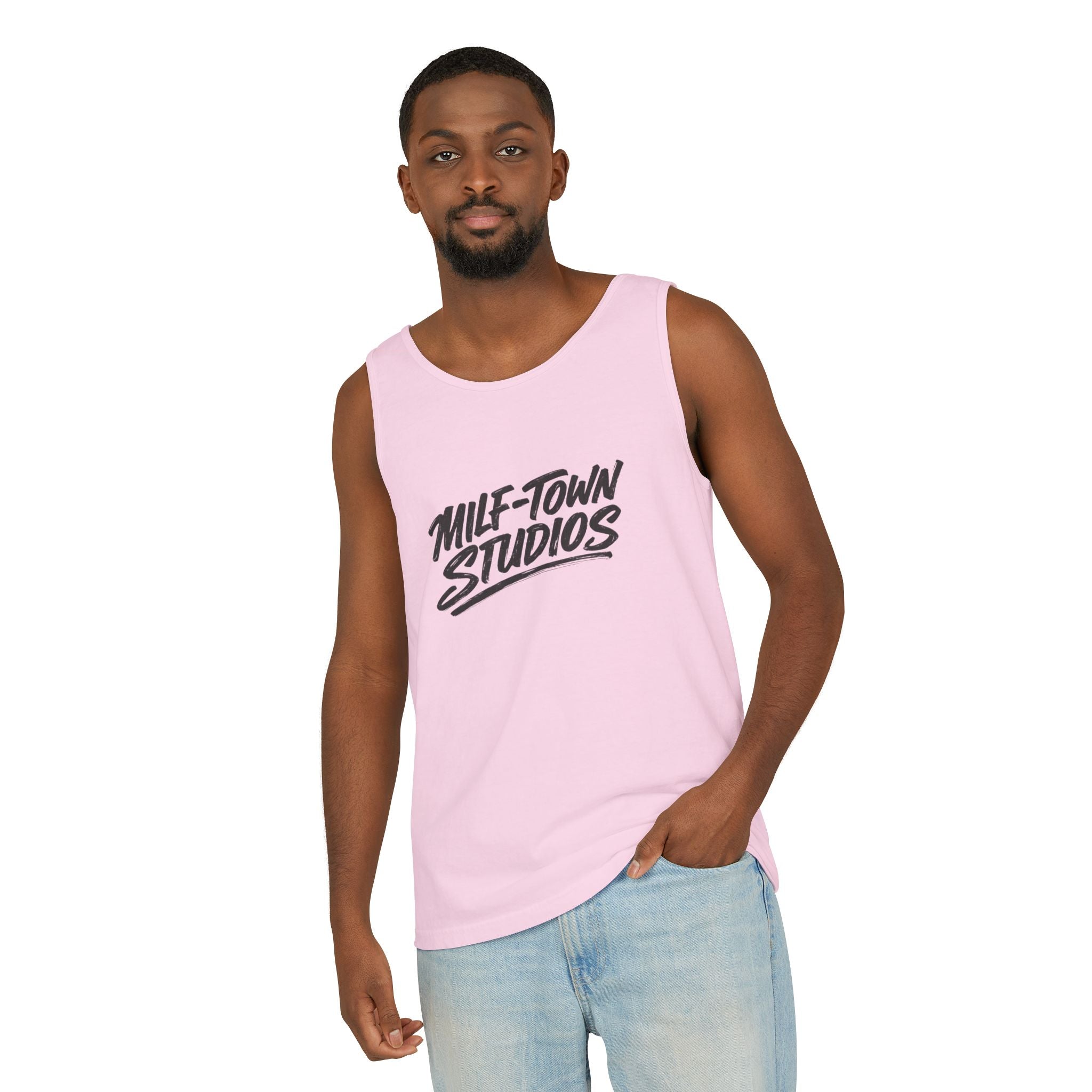 MILF-TOWN STUDIOS Creator Tank Top – Audio Podcast Creative Content Apparel