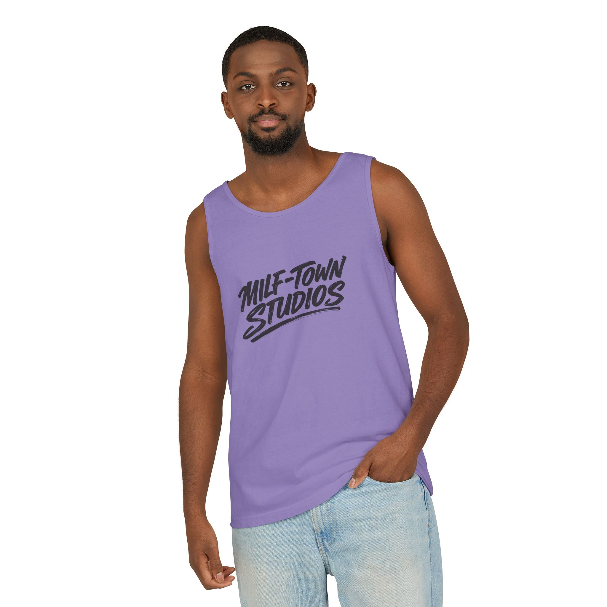 MILF-TOWN STUDIOS Creator Tank Top – Audio Podcast Creative Content Apparel