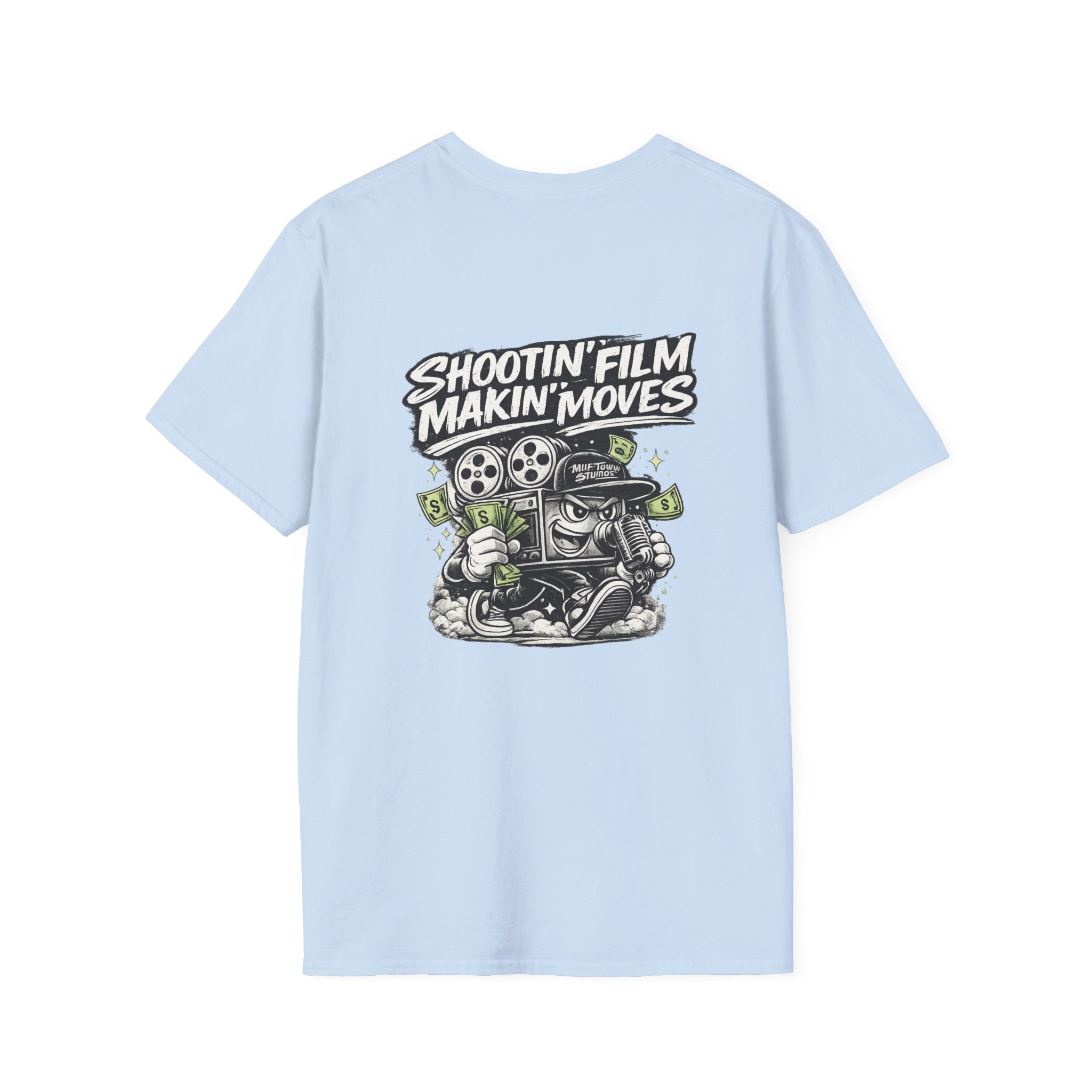 MILF-TOWN STUDIOS Creator Streetwear Shirt – Shootin’ Film Makin’ Moves” Graphic Tee