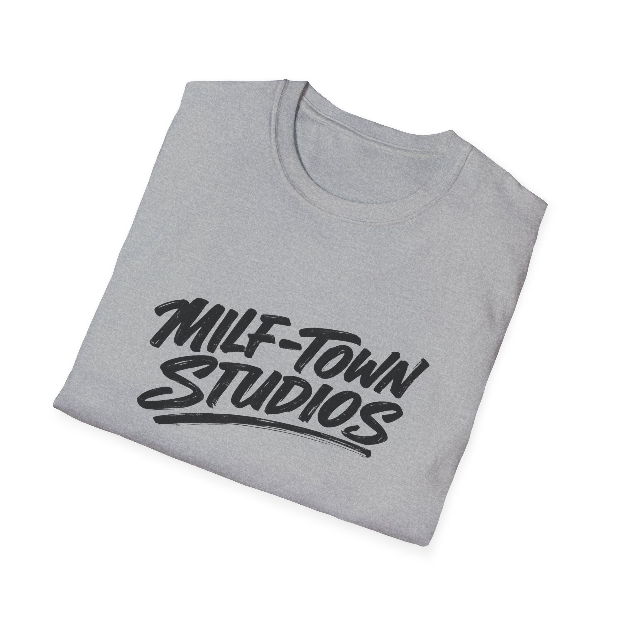 MILF-TOWN STUDIOS Minimalist Logo Tee – Creator Streetwear Graphic Shirt