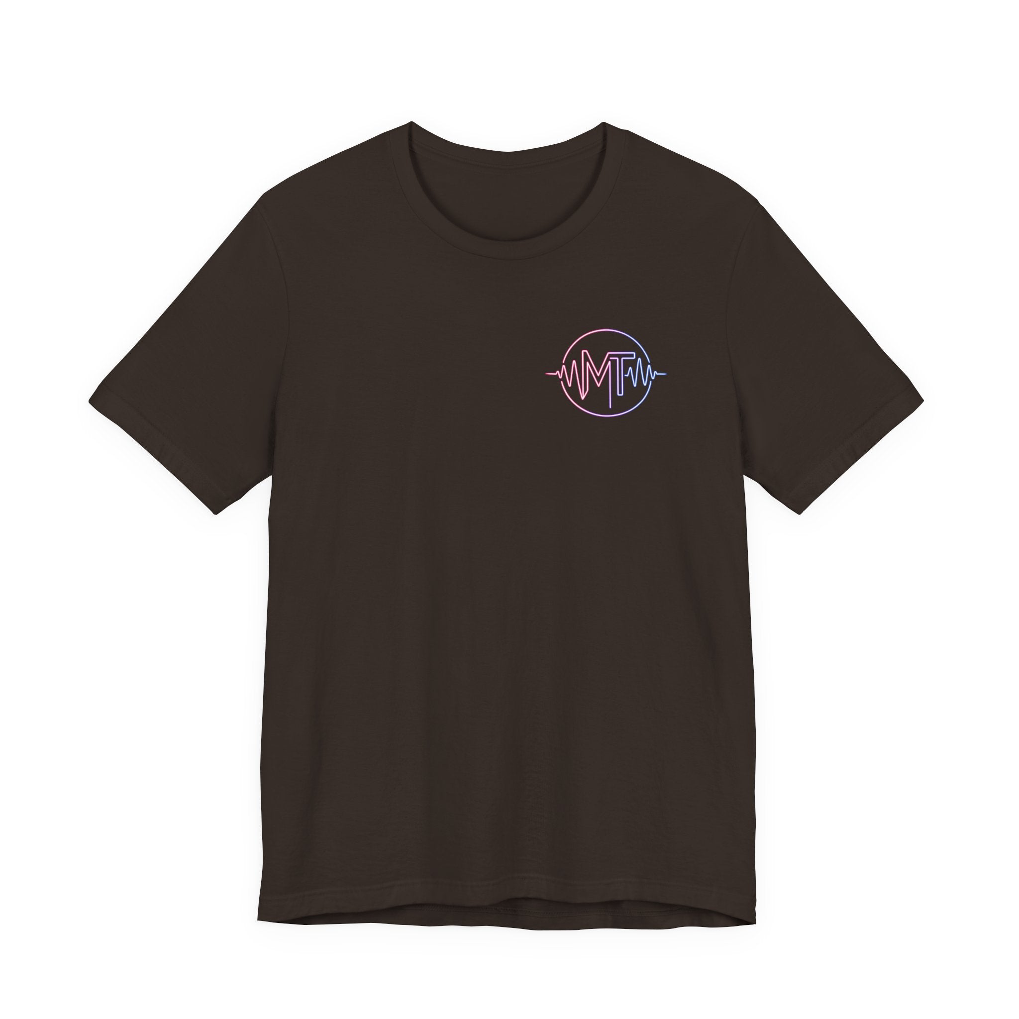 MILF-TOWN STUDIOS Neon Audio Wave Tee – Podcast & Creative Content Streetwear Shirt