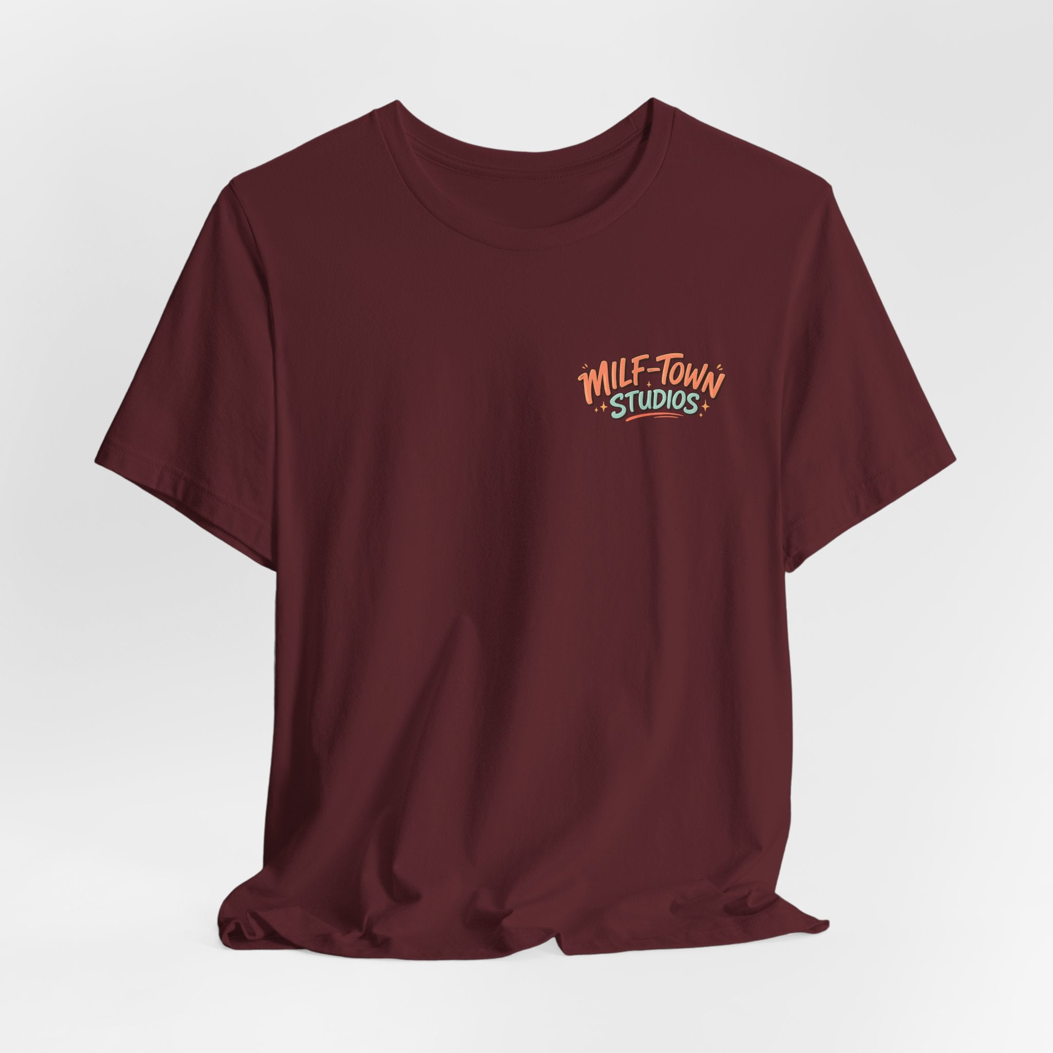 MILF-TOWN STUDIOS Retro Creator Tee – Podcast, Music & Content Creator Graphic Shirt