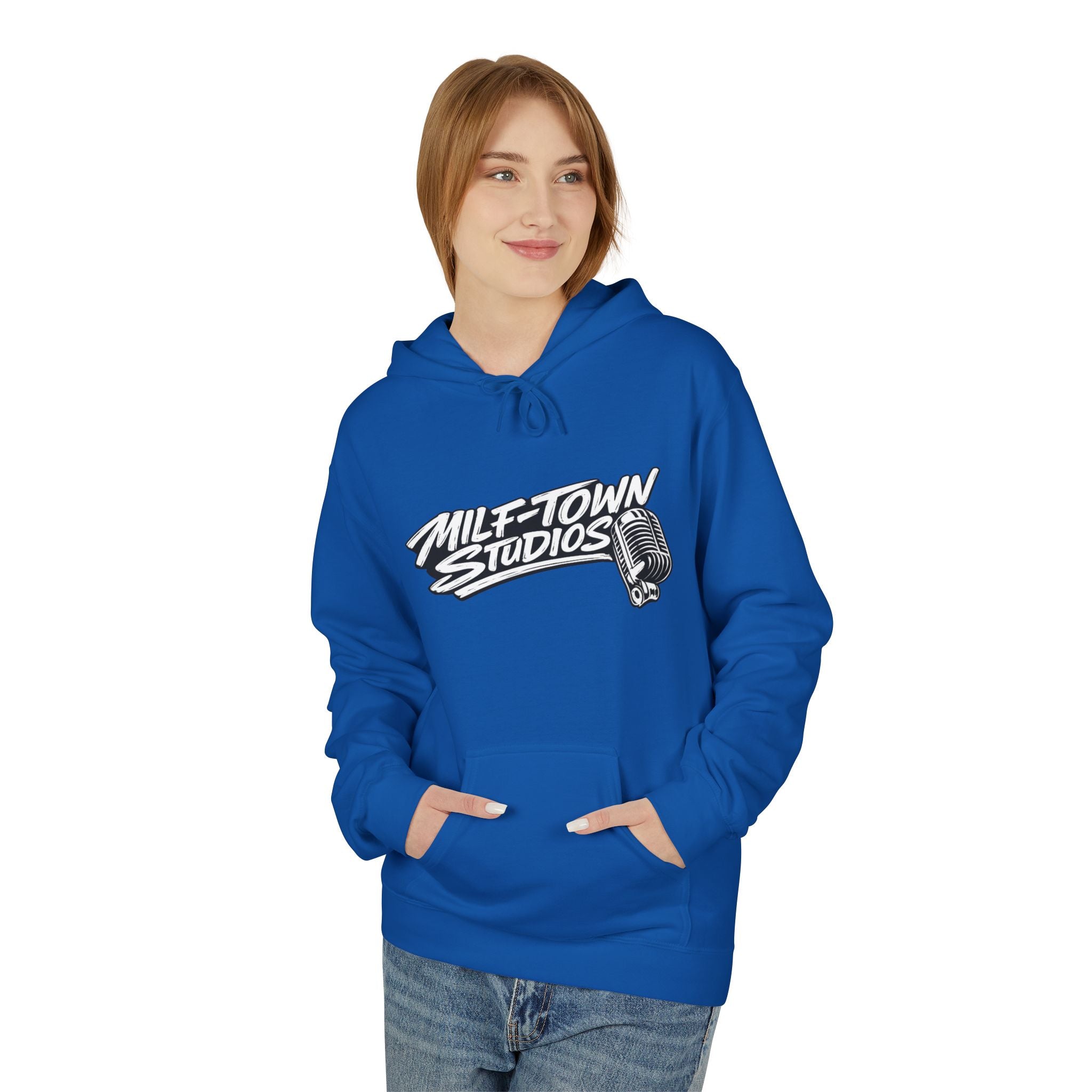 MILF-TOWN STUDIOS Vintage Mic Hoodie – Creator Streetwear Pullover
