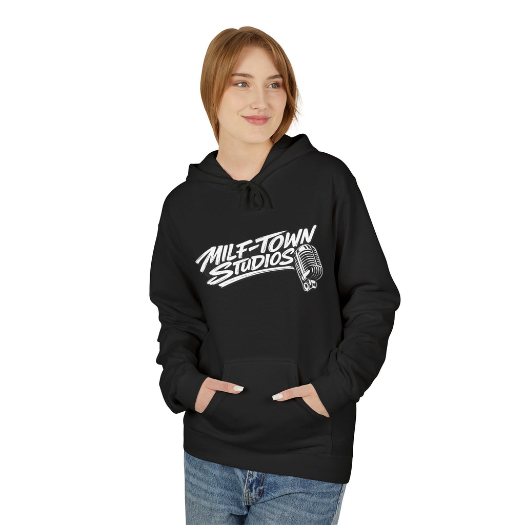 MILF-TOWN STUDIOS Vintage Mic Hoodie – Creator Streetwear Pullover