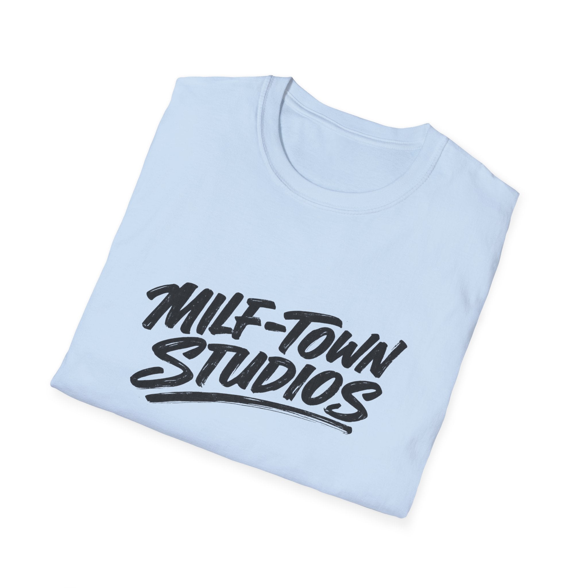 MILF-TOWN STUDIOS Minimalist Logo Tee – Creator Streetwear Graphic Shirt