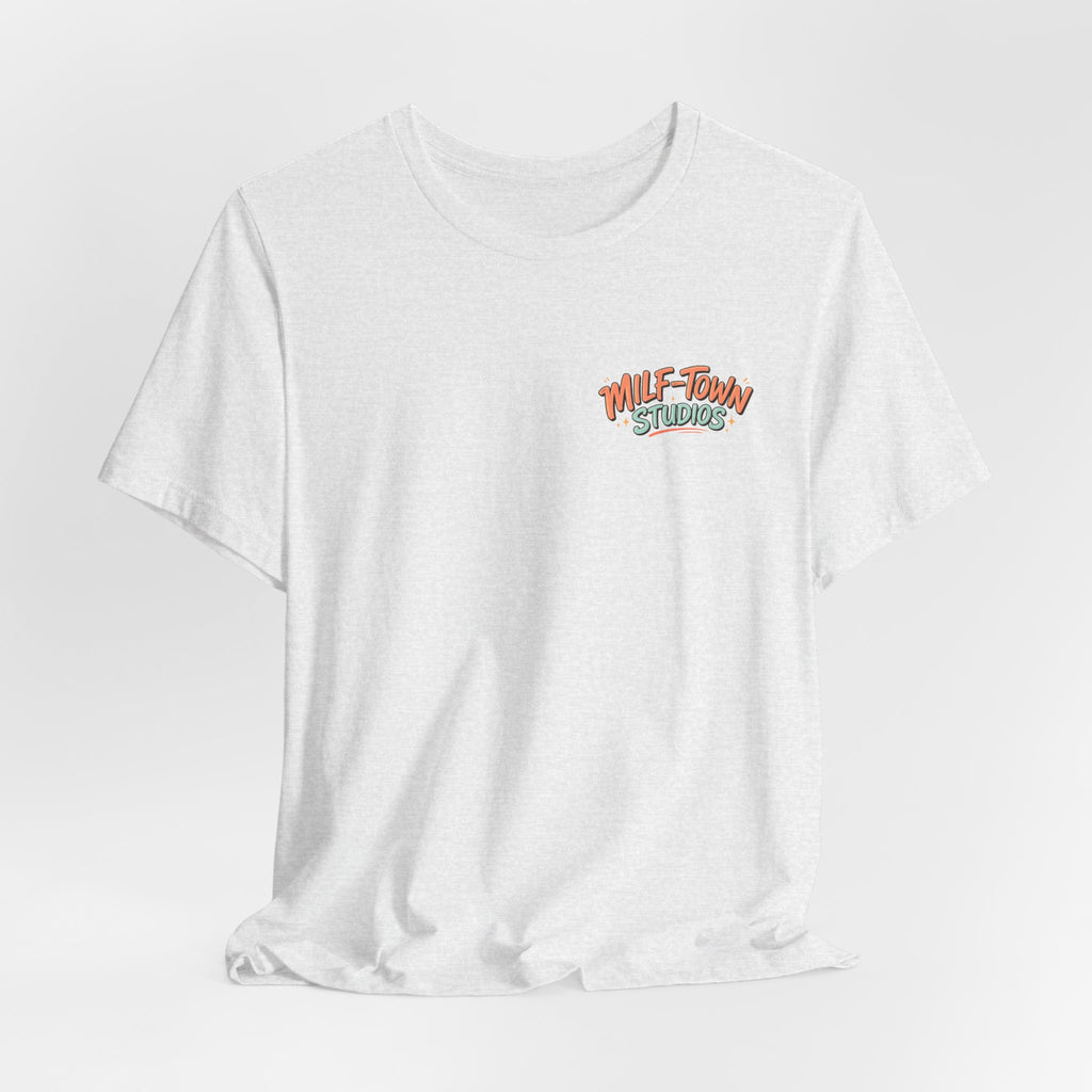 MILF-TOWN STUDIOS Retro Creator Tee – Podcast, Music & Content Creator Graphic Shirt