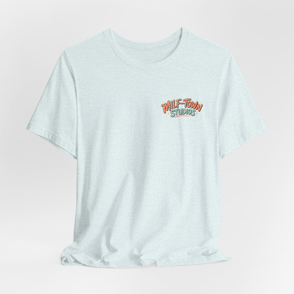 MILF-TOWN STUDIOS Retro Creator Tee – Podcast, Music & Content Creator Graphic Shirt