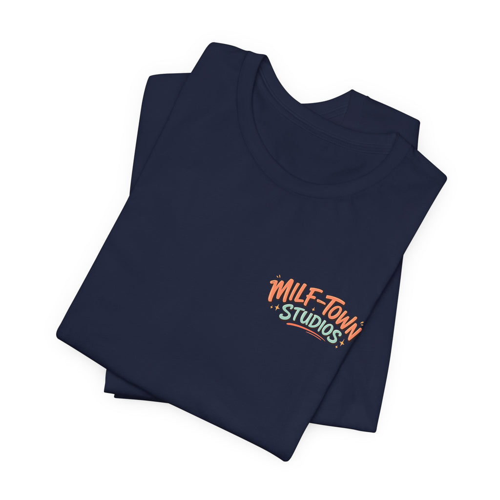 MILF-TOWN STUDIOS Retro Creator Tee – Podcast, Music & Content Creator Graphic Shirt