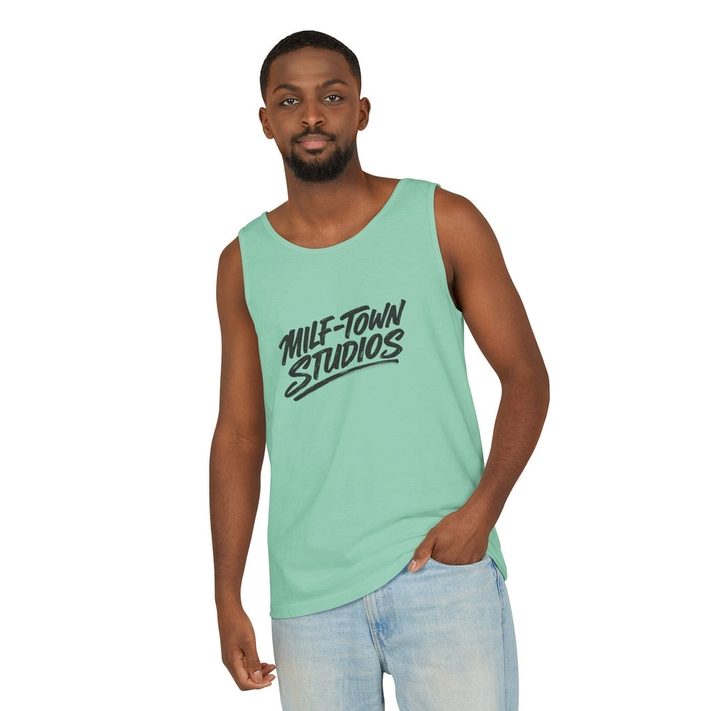 MILF-TOWN STUDIOS Creator Tank Top – Audio Podcast Creative Content Apparel