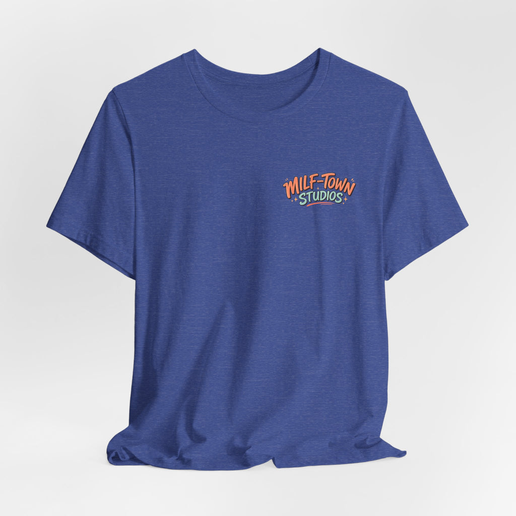 MILF-TOWN STUDIOS Retro Creator Tee – Podcast, Music & Content Creator Graphic Shirt