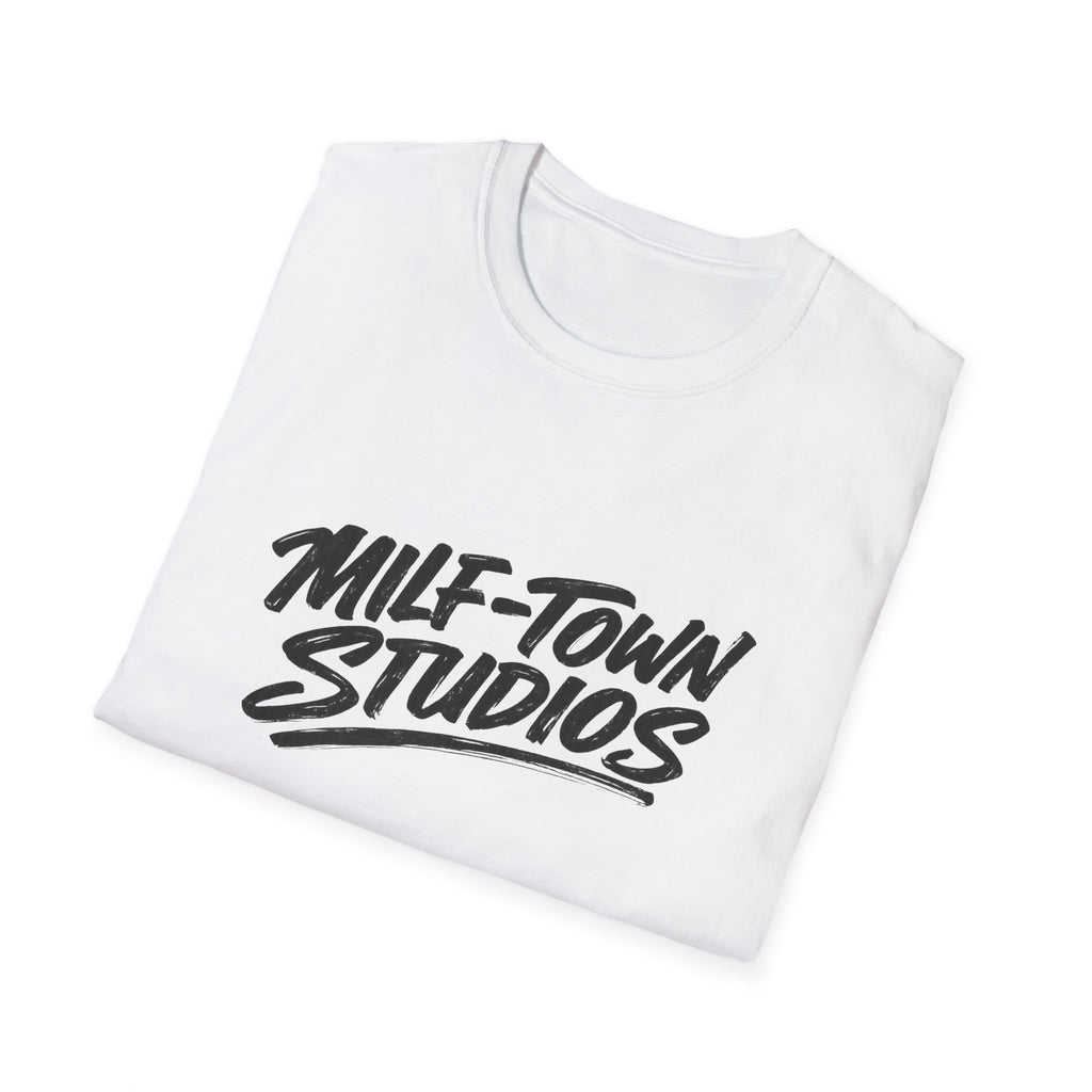 MILF-TOWN STUDIOS Minimalist Logo Tee – Creator Streetwear Graphic Shirt