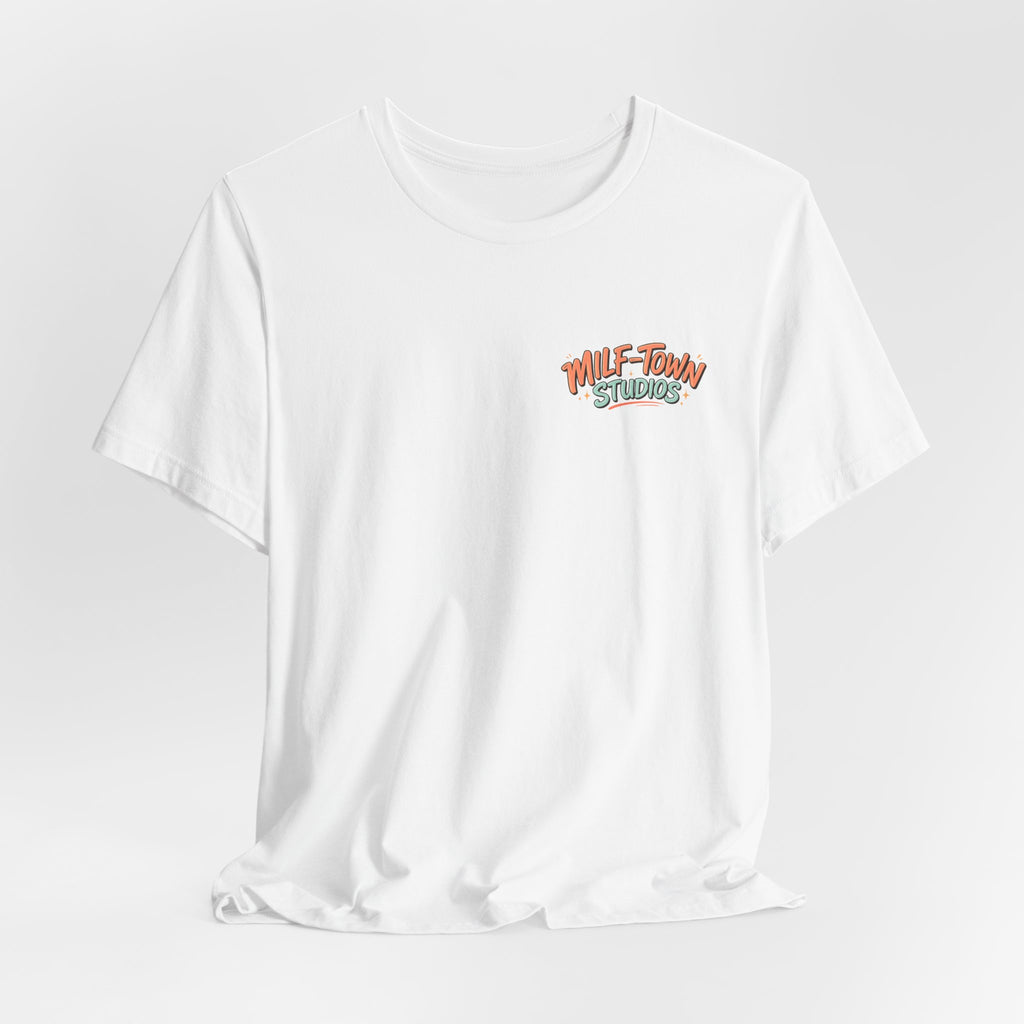 MILF-TOWN STUDIOS Retro Creator Tee – Podcast, Music & Content Creator Graphic Shirt