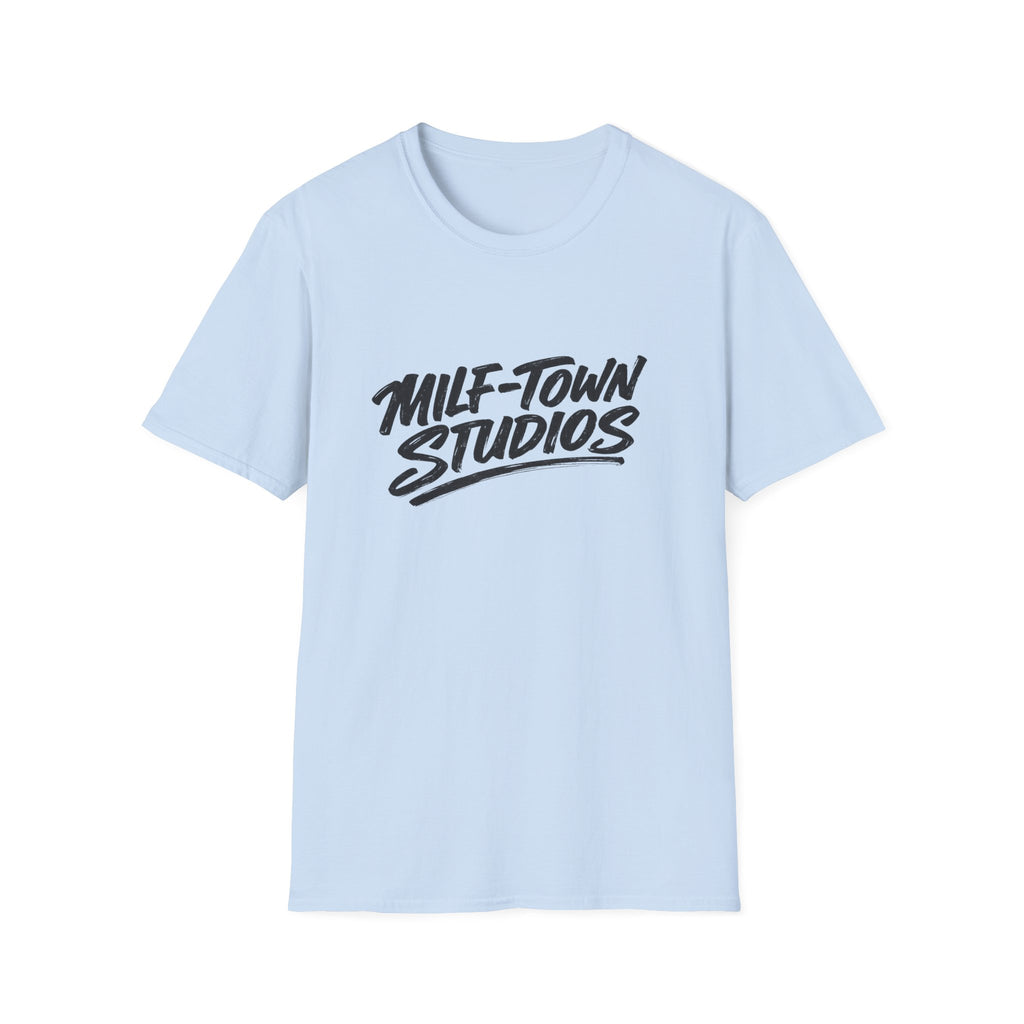 MILF-TOWN STUDIOS Minimalist Logo Tee – Creator Streetwear Graphic Shirt