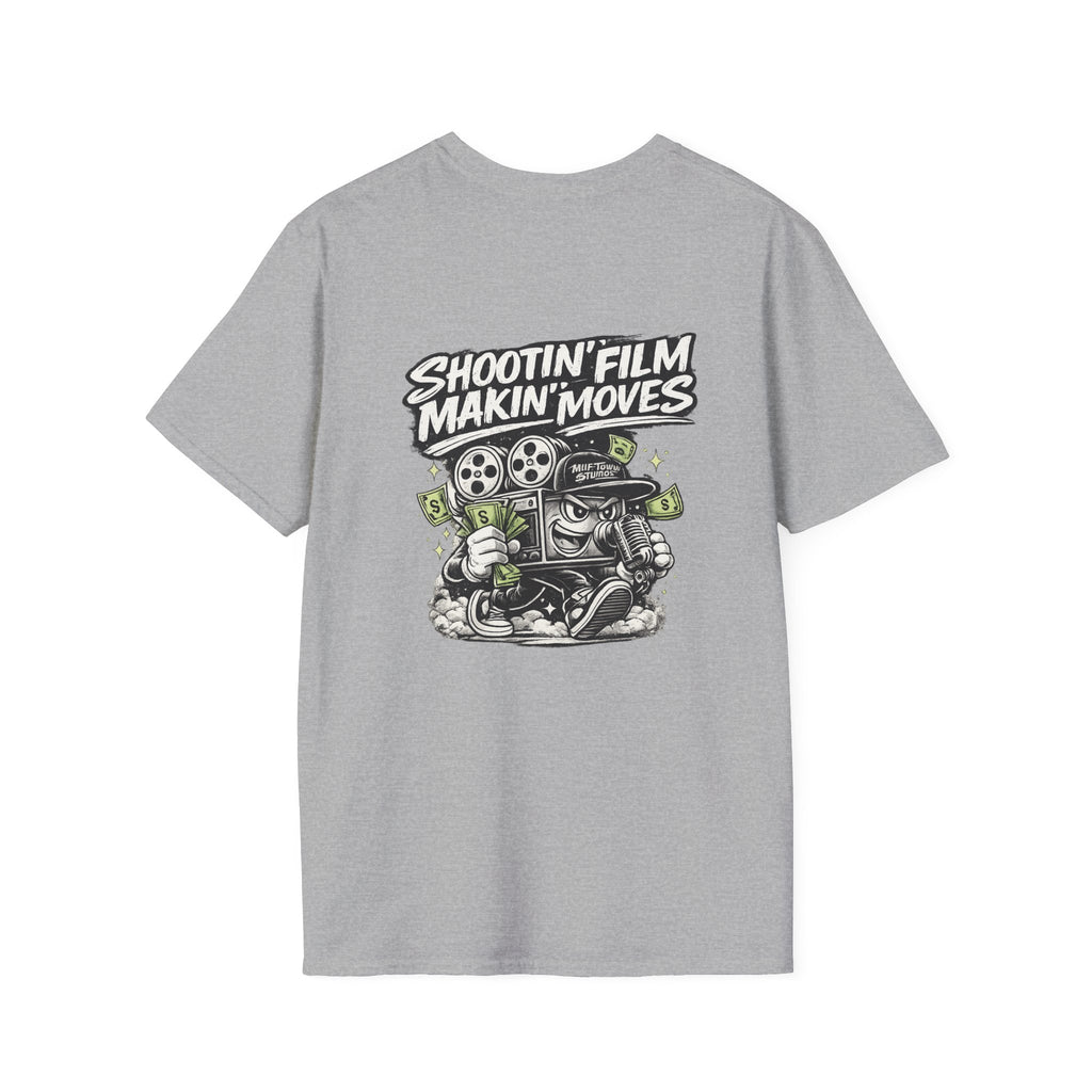 MILF-TOWN STUDIOS Creator Streetwear Shirt – Shootin’ Film Makin’ Moves” Graphic Tee