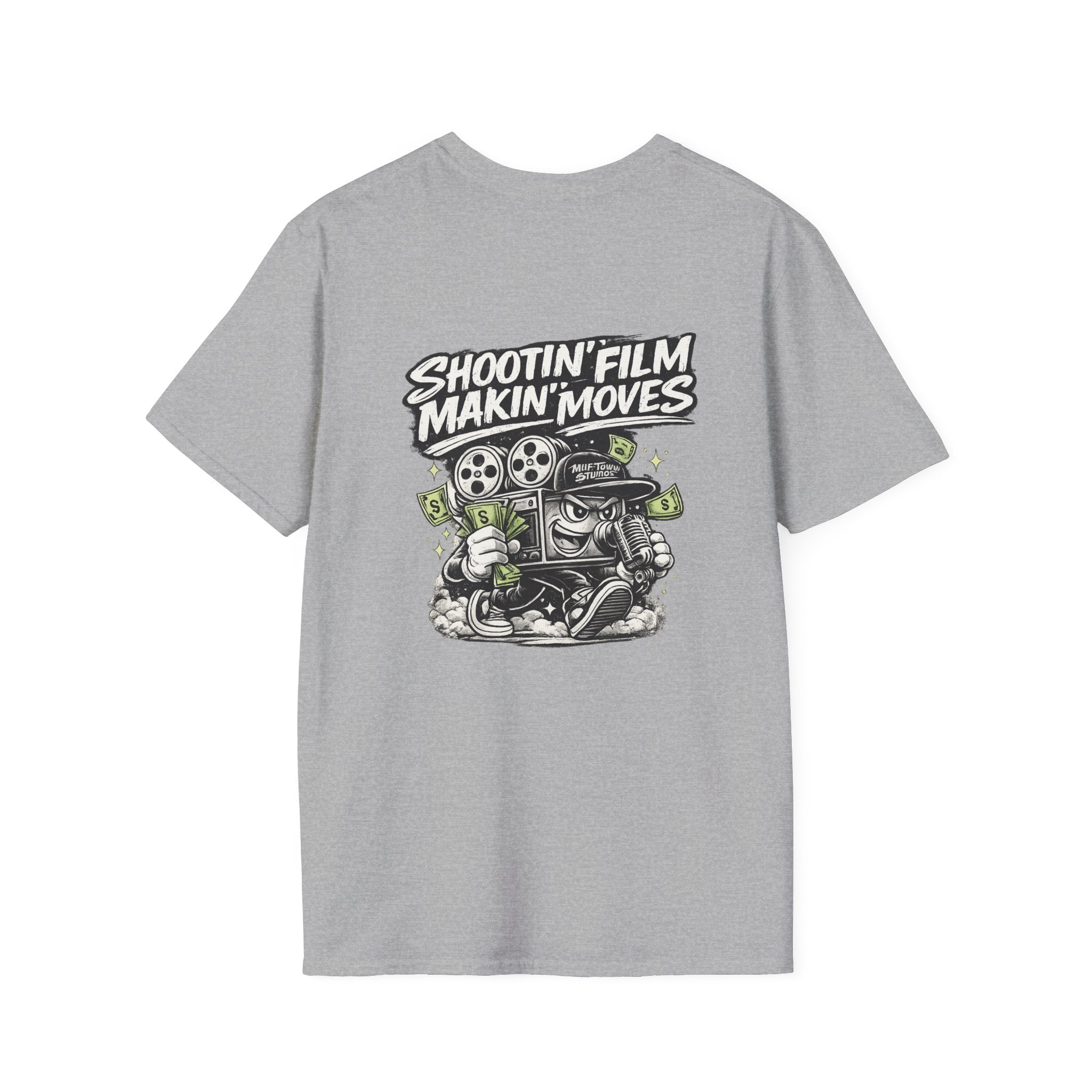 MILF-TOWN STUDIOS Creator Streetwear Shirt – Shootin’ Film Makin’ Moves” Graphic Tee