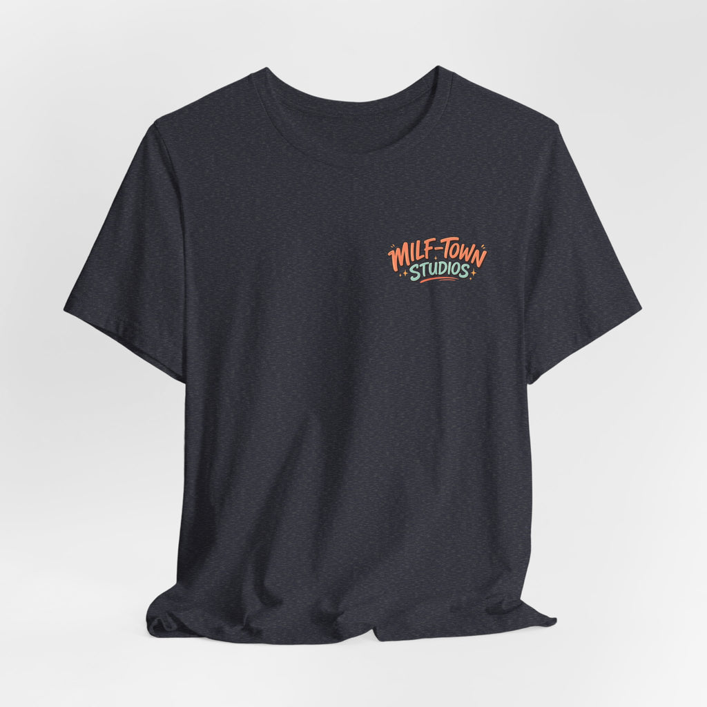 MILF-TOWN STUDIOS Retro Creator Tee – Podcast, Music & Content Creator Graphic Shirt