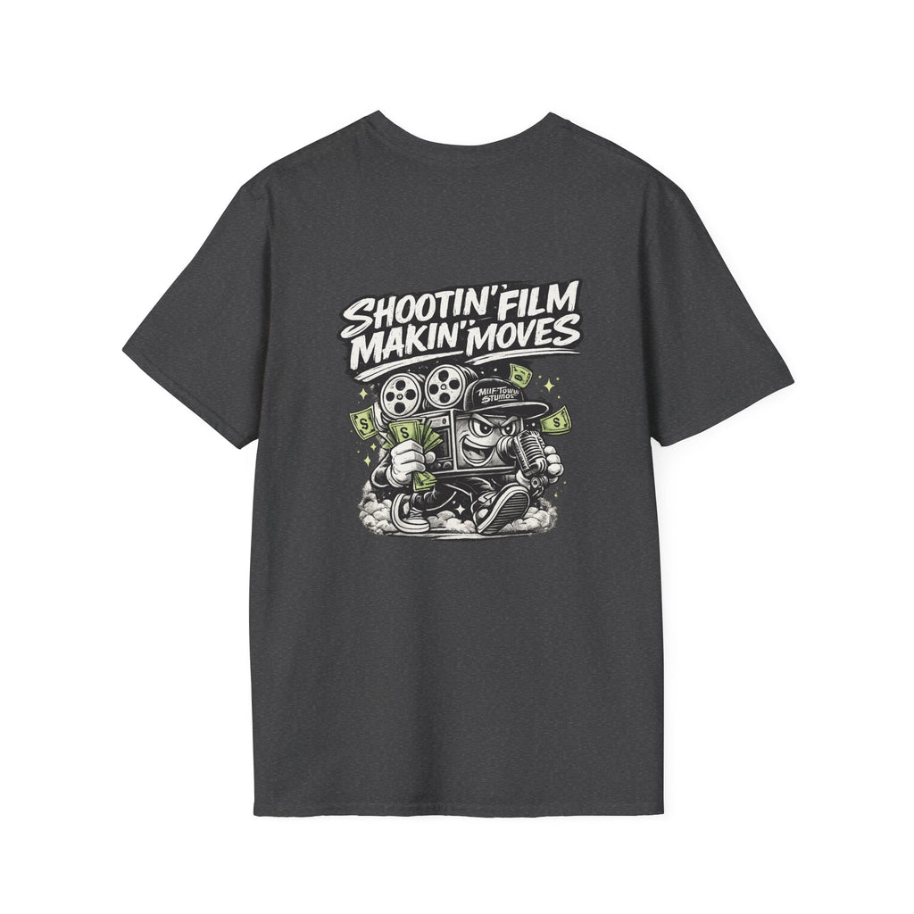 MILF-TOWN STUDIOS Creator Streetwear Shirt – Shootin’ Film Makin’ Moves” Graphic Tee