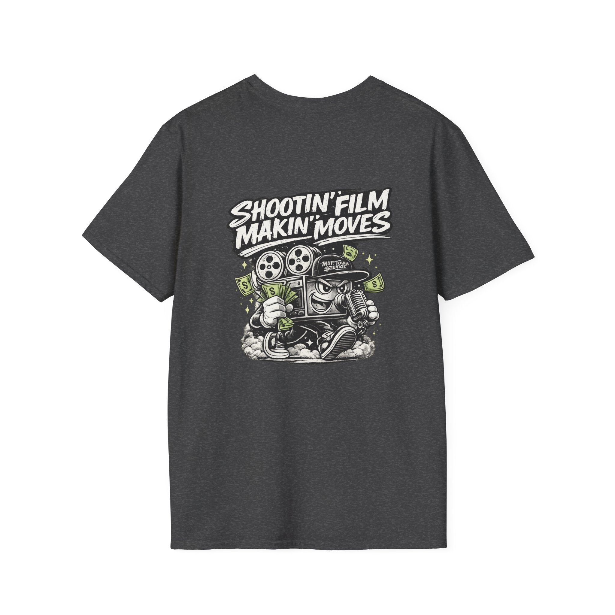 MILF-TOWN STUDIOS Creator Streetwear Shirt – Shootin’ Film Makin’ Moves” Graphic Tee