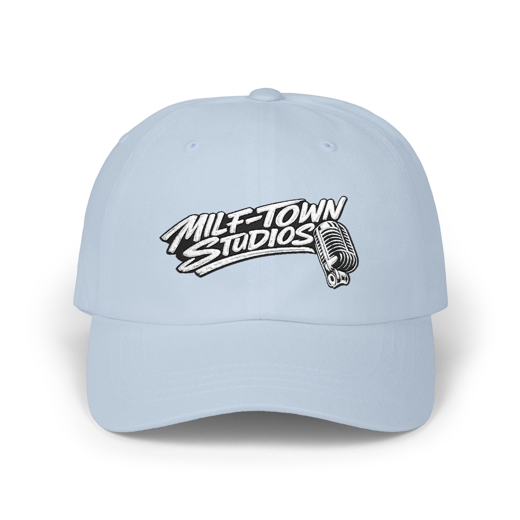 MILF-TOWN STUDIOS Vintage Mic Hat – Creator Podcast Streetwear Cap