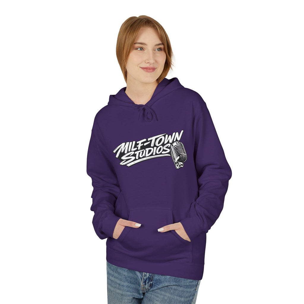 MILF-TOWN STUDIOS Vintage Mic Hoodie – Creator Streetwear Pullover