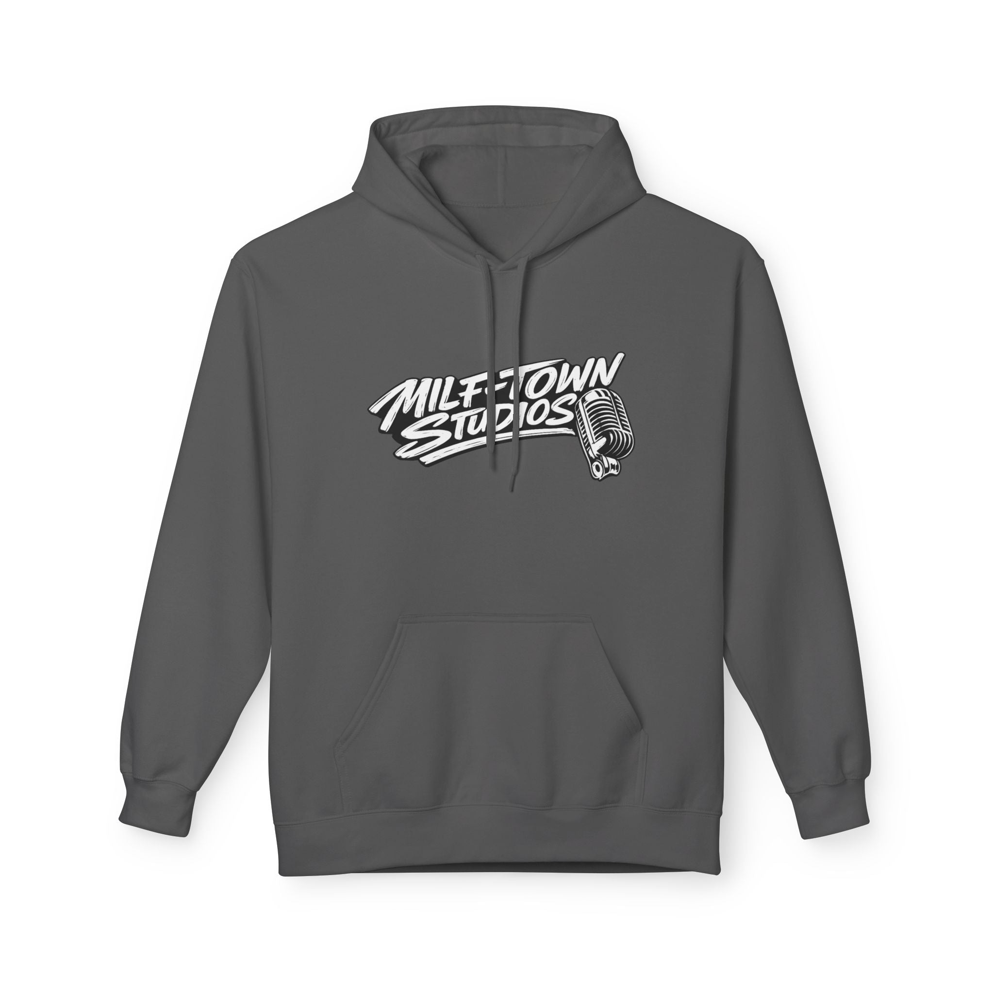 MILF-TOWN STUDIOS Vintage Mic Hoodie – Creator Streetwear Pullover