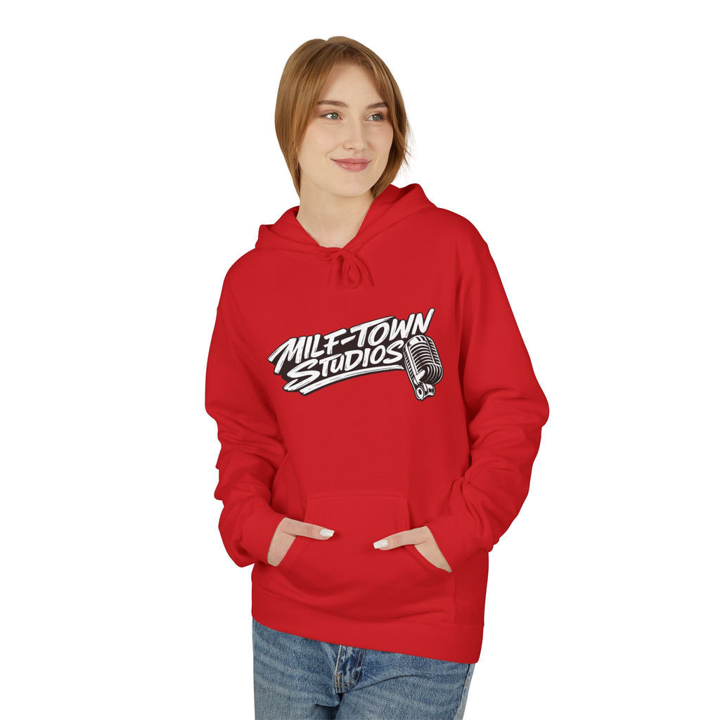 MILF-TOWN STUDIOS Vintage Mic Hoodie – Creator Streetwear Pullover