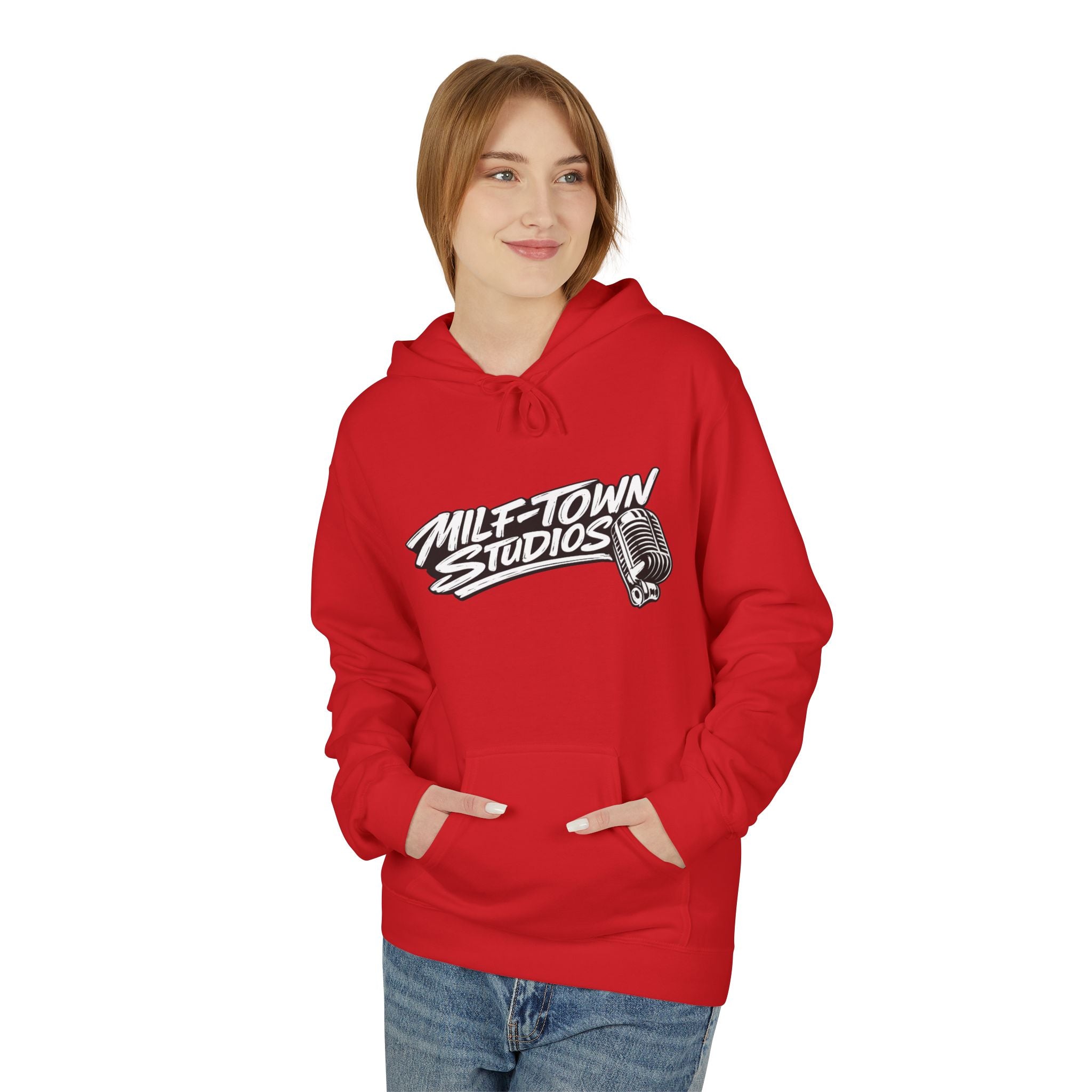 MILF-TOWN STUDIOS Vintage Mic Hoodie – Creator Streetwear Pullover