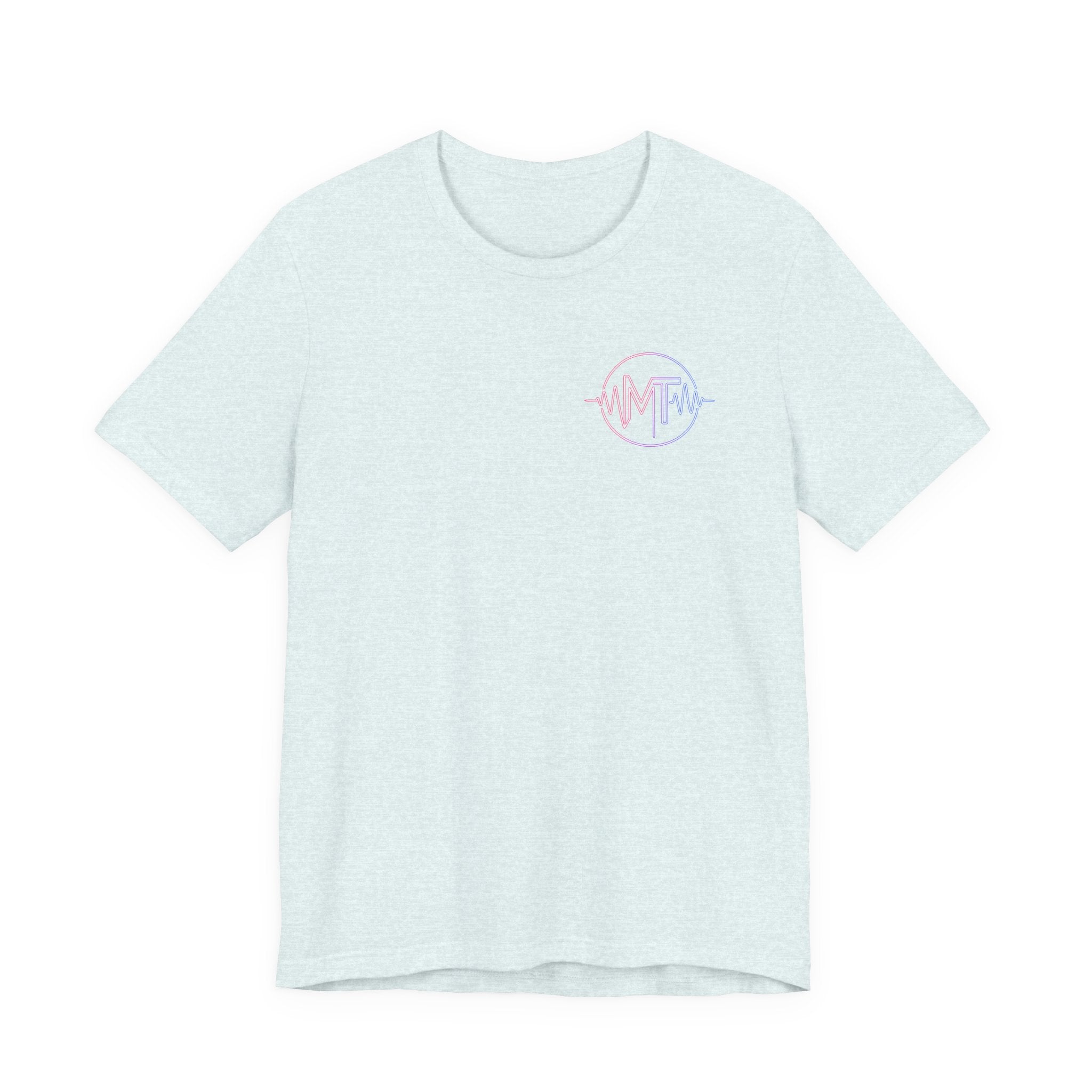 MILF-TOWN STUDIOS Neon Audio Wave Tee – Podcast & Creative Content Streetwear Shirt