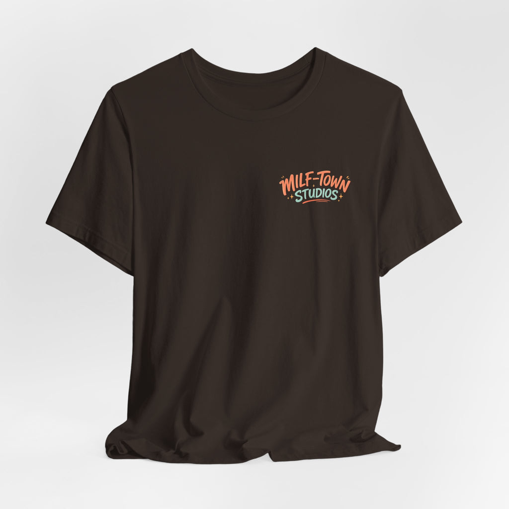 MILF-TOWN STUDIOS Retro Creator Tee – Podcast, Music & Content Creator Graphic Shirt