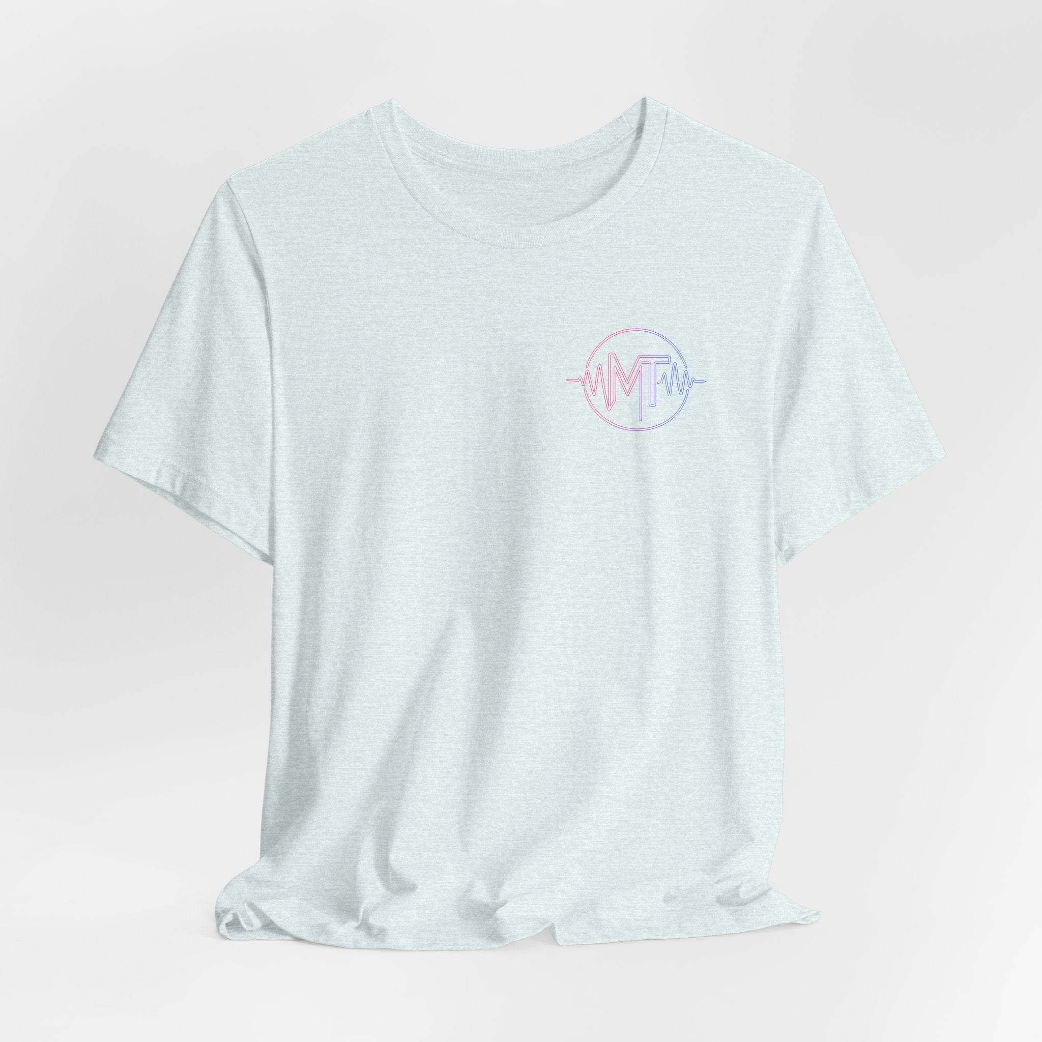 MILF-TOWN STUDIOS Neon Audio Wave Tee – Podcast & Creative Content Streetwear Shirt