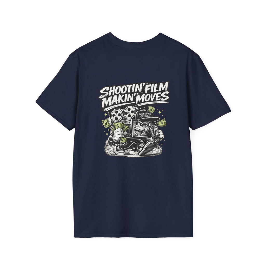 MILF-TOWN STUDIOS Creator Streetwear Shirt – Shootin’ Film Makin’ Moves” Graphic Tee