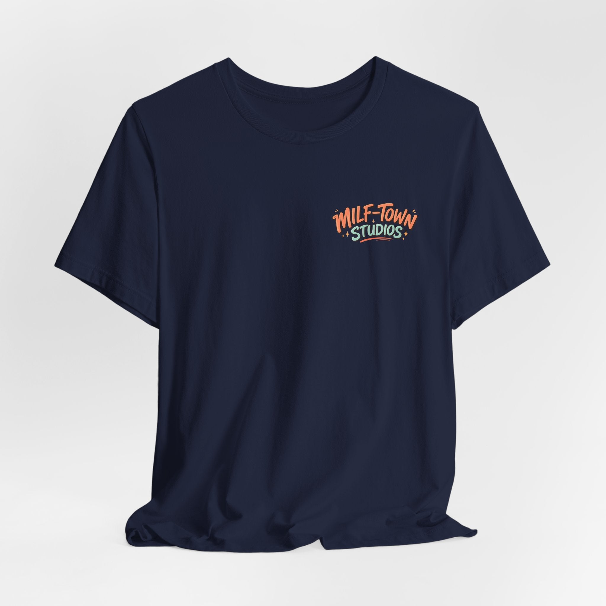 MILF-TOWN STUDIOS Retro Creator Tee – Podcast, Music & Content Creator Graphic Shirt