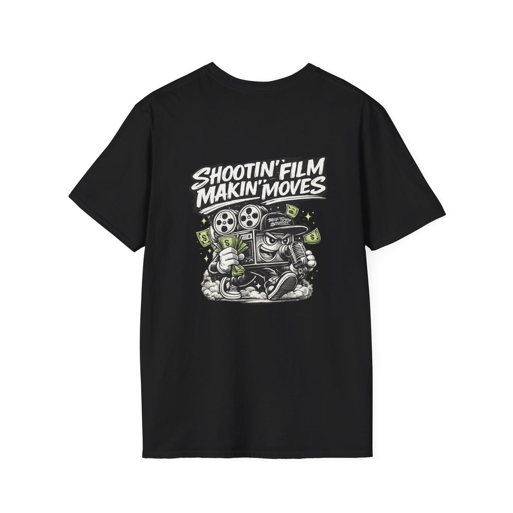 MILF-TOWN STUDIOS Creator Streetwear Shirt – Shootin’ Film Makin’ Moves” Graphic Tee