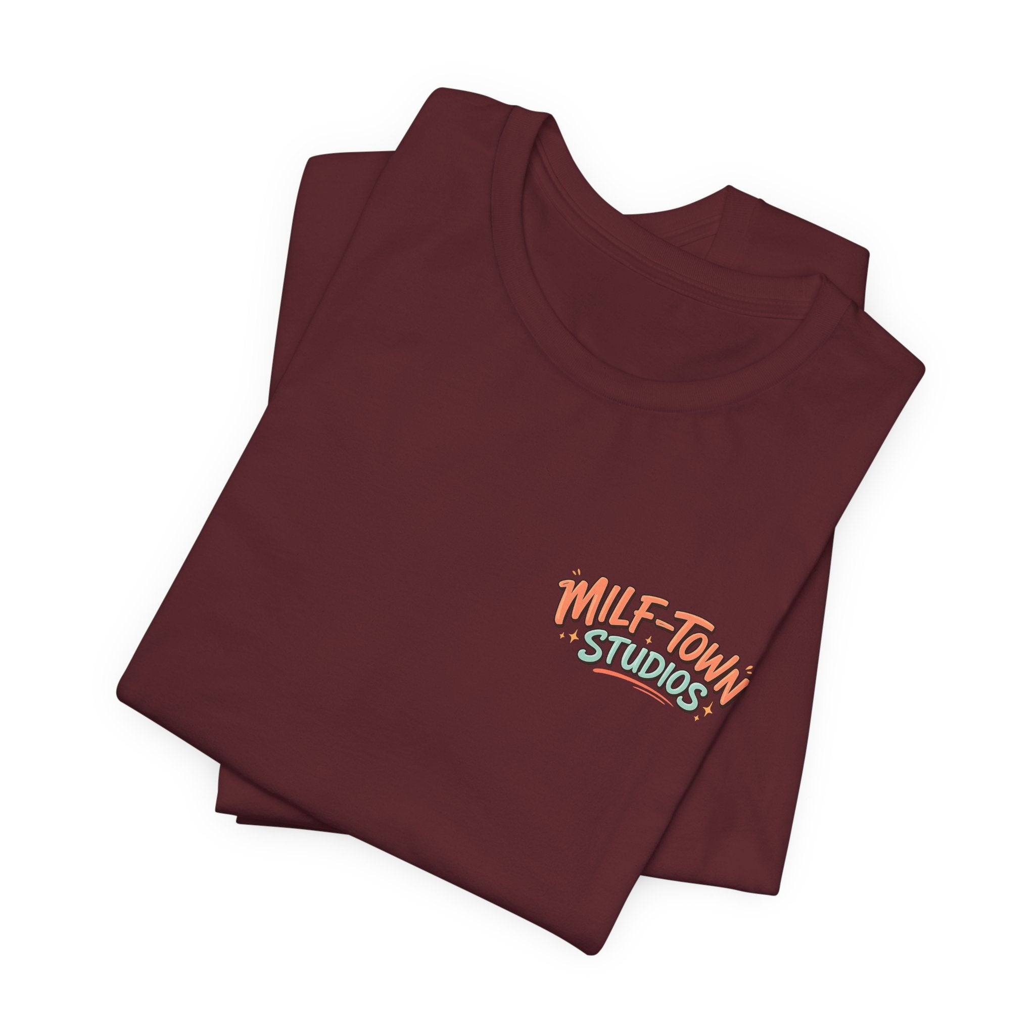 MILF-TOWN STUDIOS Retro Creator Tee – Podcast, Music & Content Creator Graphic Shirt