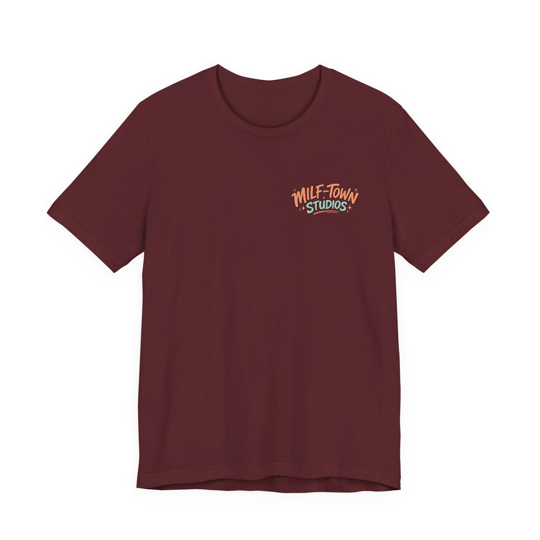 MILF-TOWN STUDIOS Retro Creator Tee – Podcast, Music & Content Creator Graphic Shirt