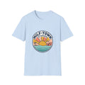 MILF-TOWN STUDIOS Coastal Sunset Tee – Retro Podcast & Creator Lifestyle Graphic Shirt