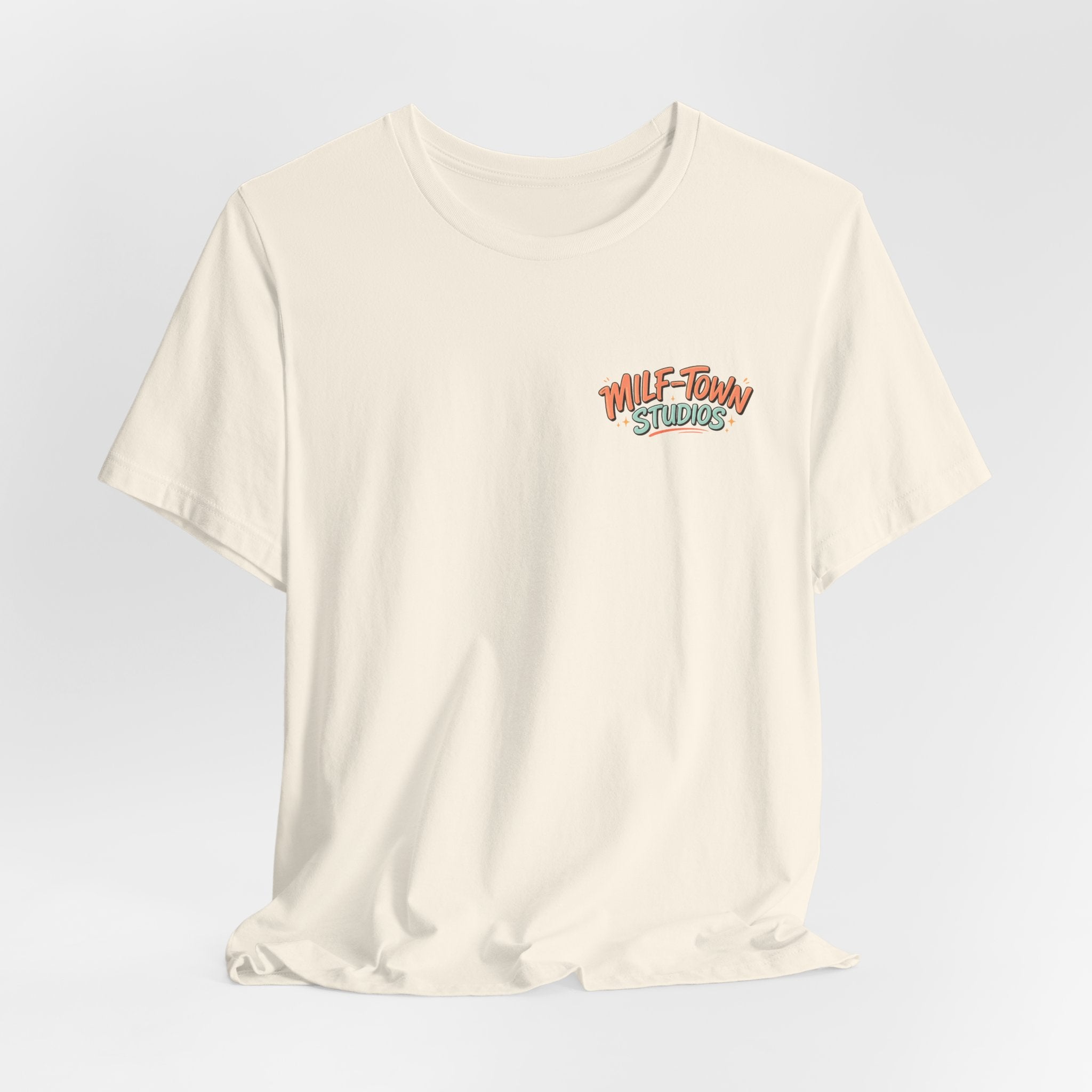 MILF-TOWN STUDIOS Retro Creator Tee – Podcast, Music & Content Creator Graphic Shirt